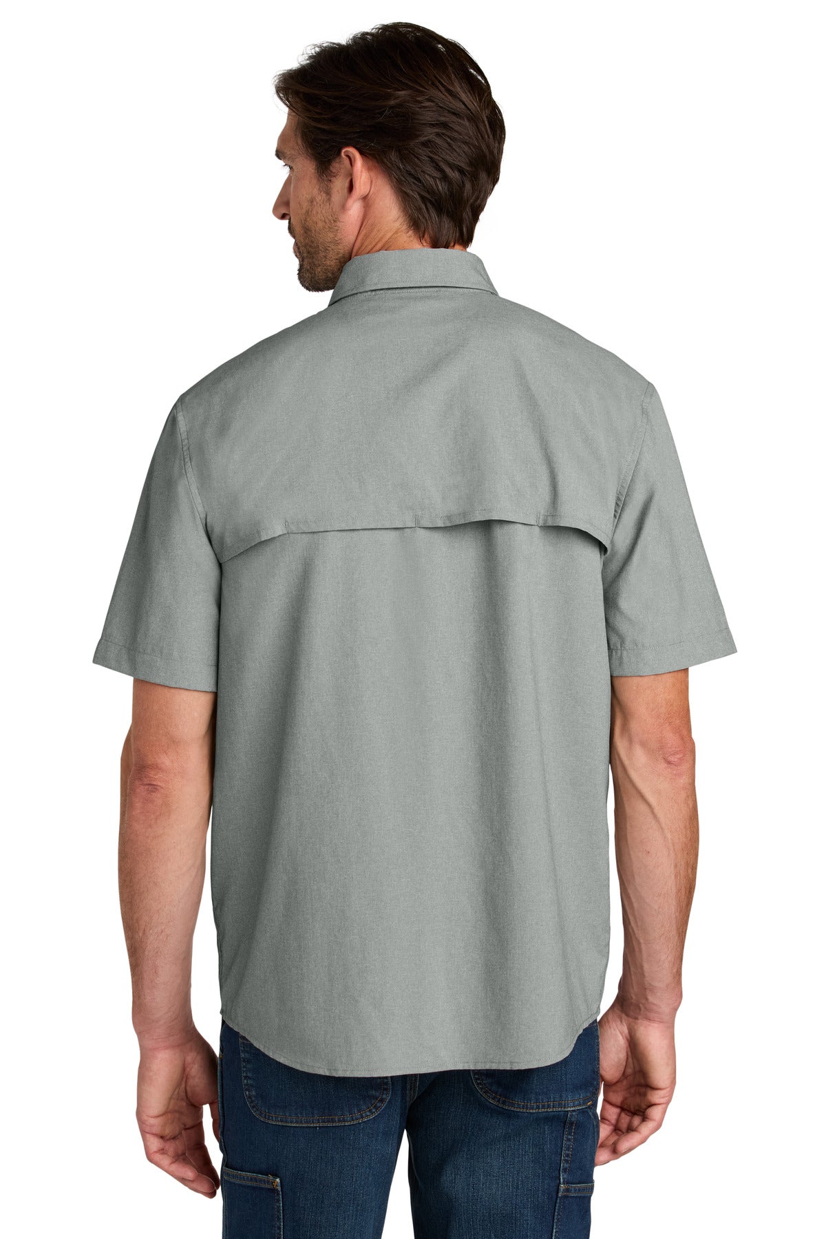 Carhartt Force Sun Defender Short Sleeve Shirt - Steel