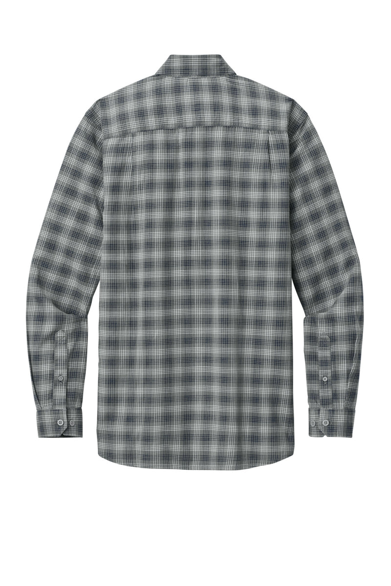 Carhartt Rugged Flex Plaid Long Sleeve Shirt - Plaid Steel Navy