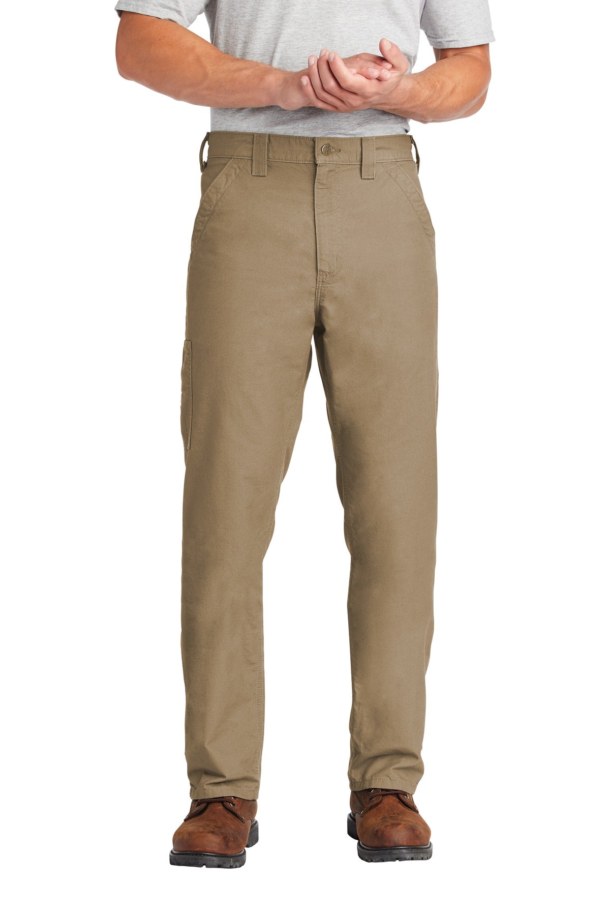Carhartt Canvas Work Dungaree - Dark Khaki