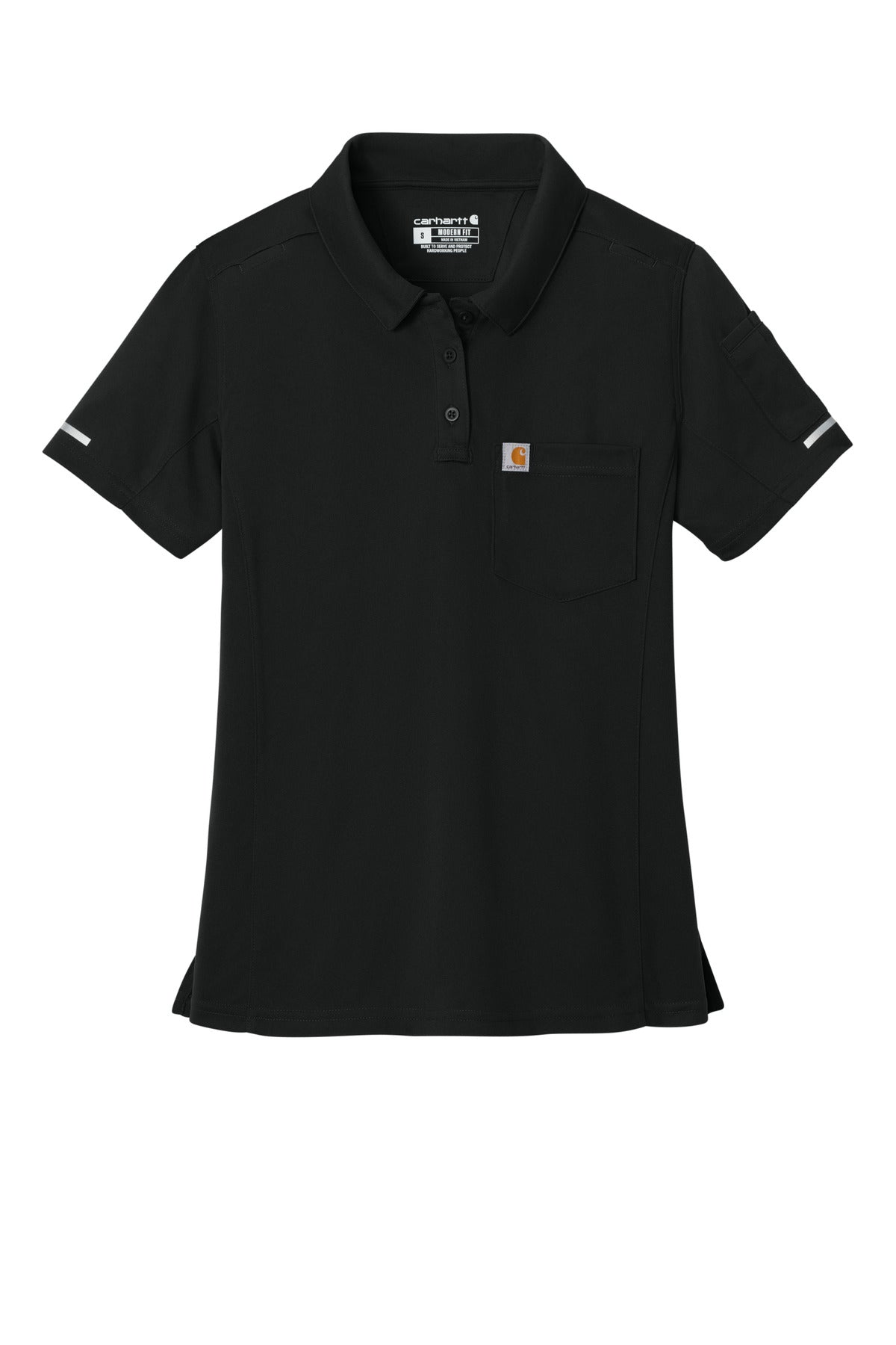 Carhartt Women's FLD & RSCU Polo - Black