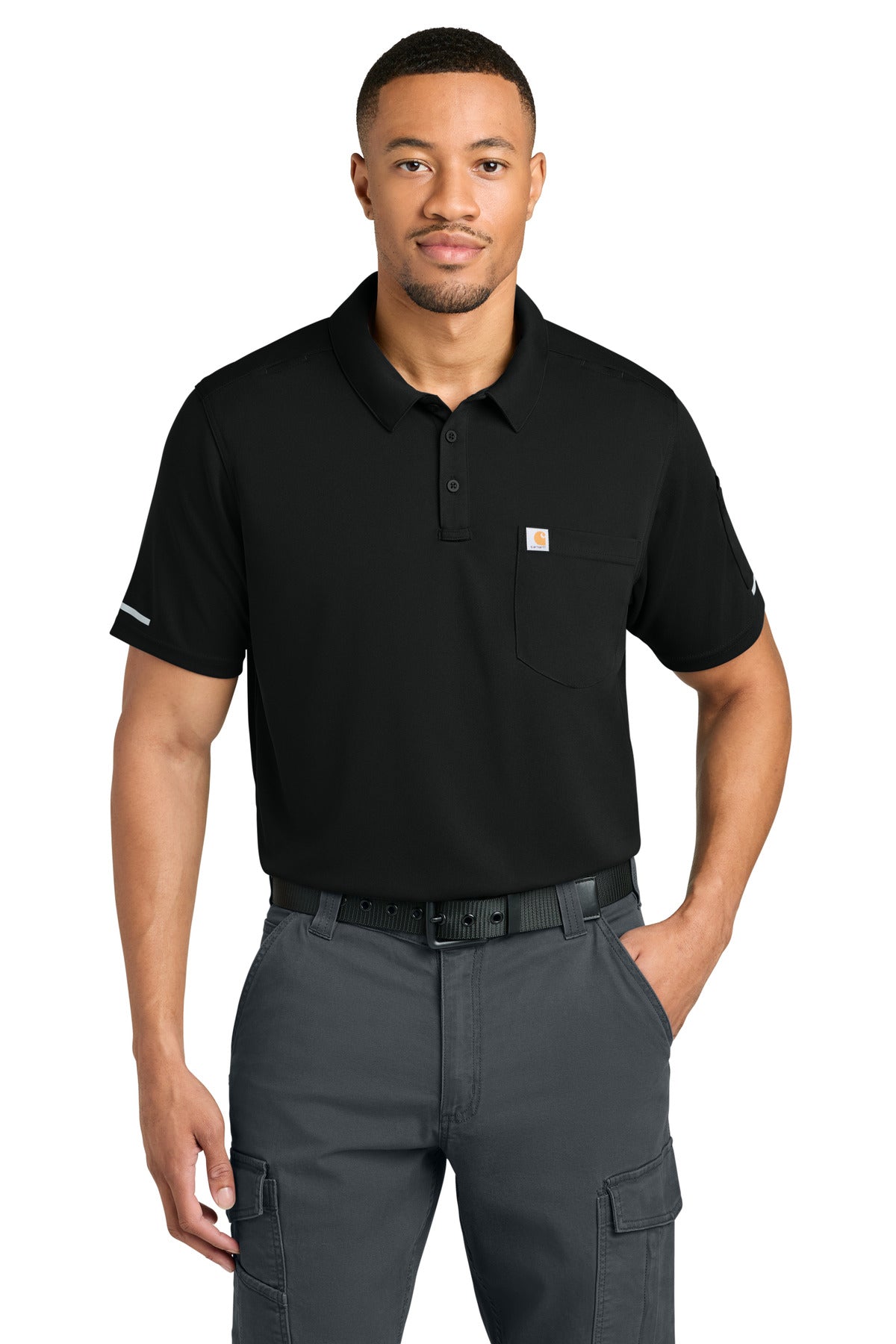 Carhartt FLD & RSCU Polo - Black