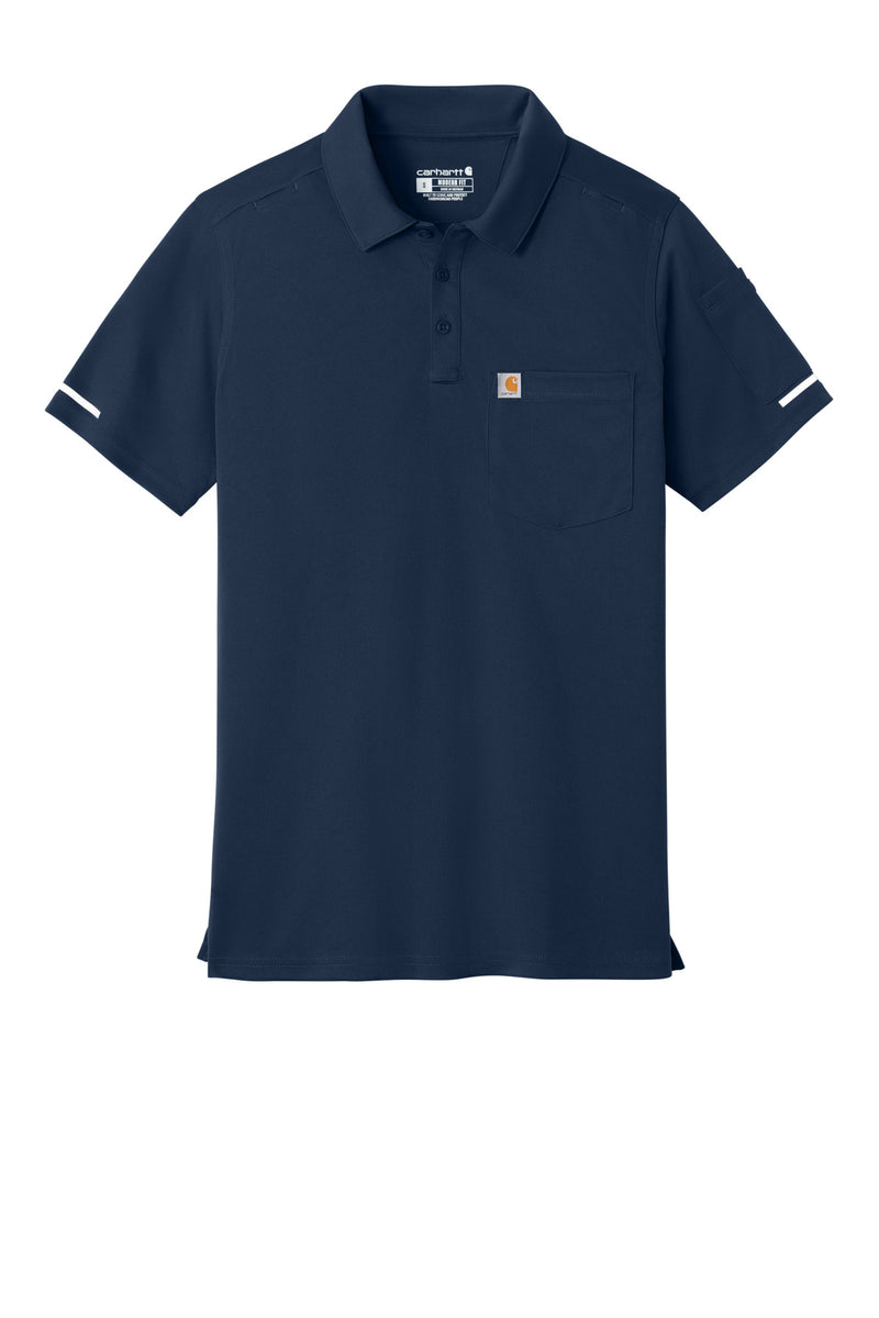 Carhartt FLD & RSCU Polo - Dark Navy