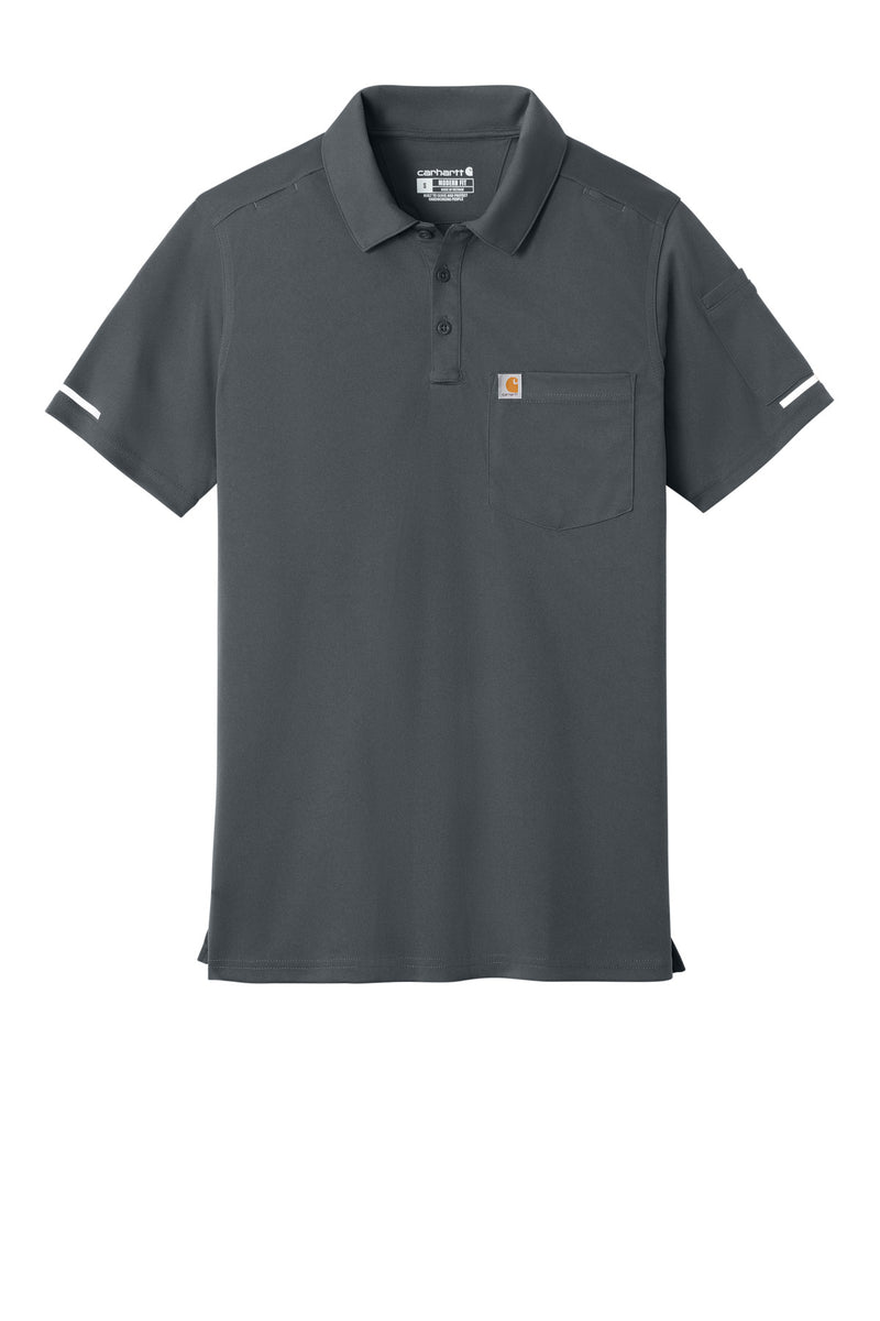 Carhartt FLD & RSCU Polo - Pewter