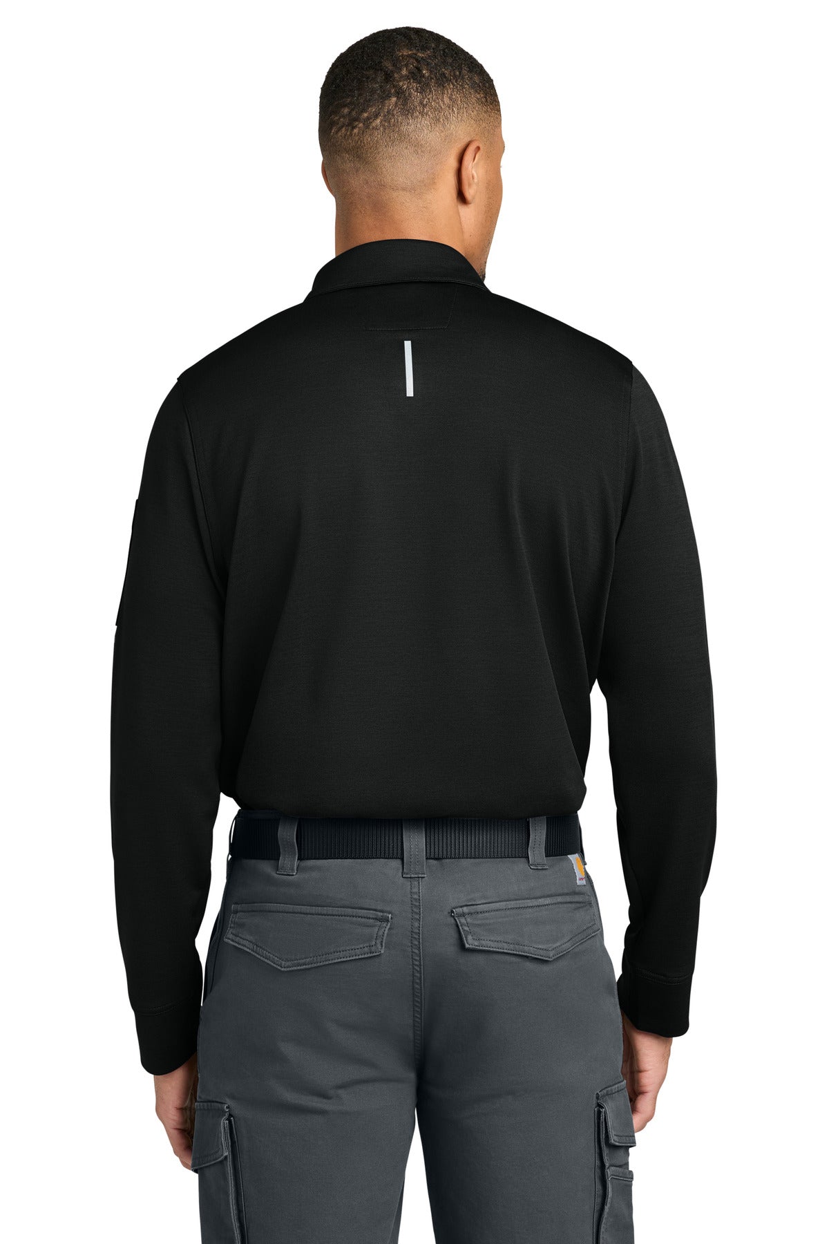 Carhartt FLD & RSCU Long Sleeve Polo - Black