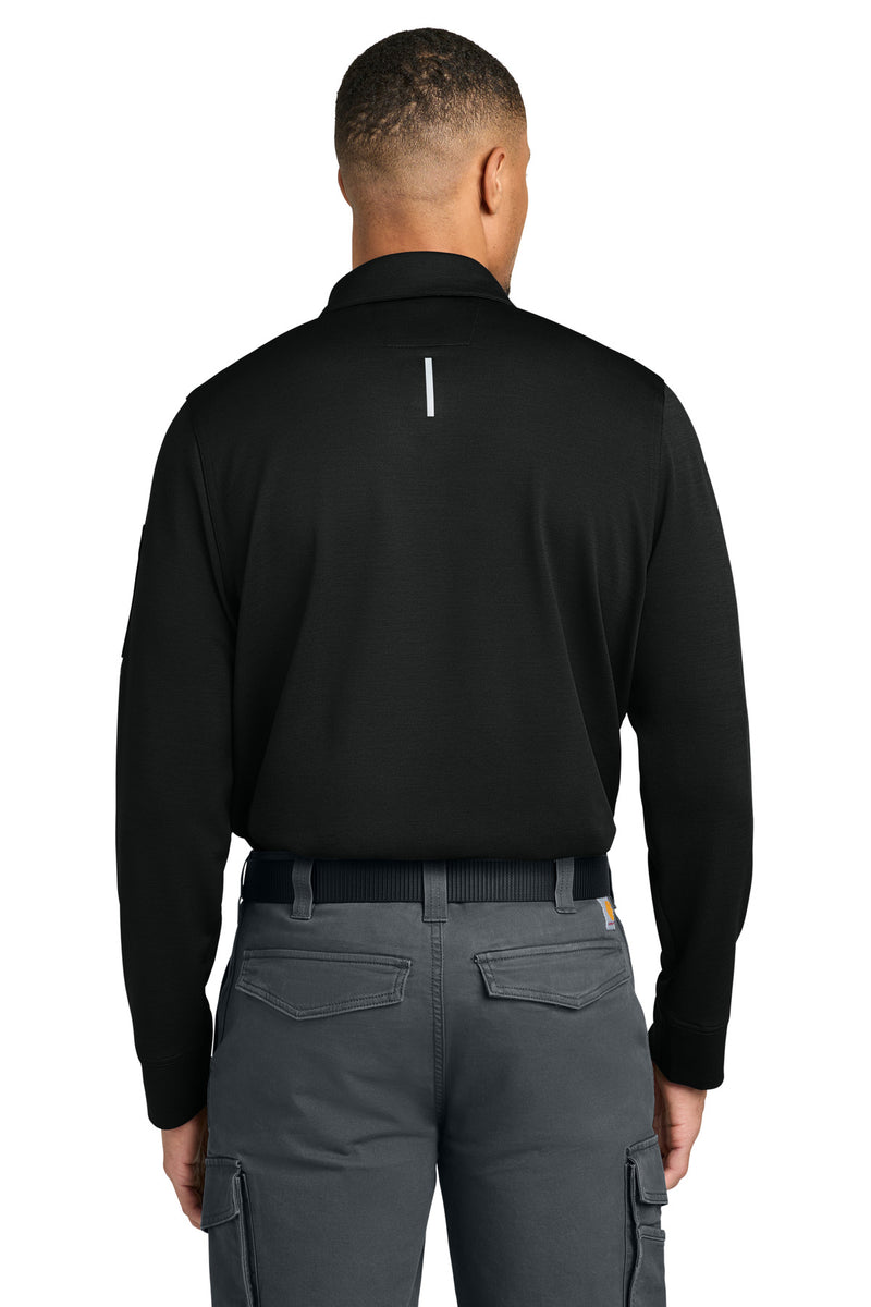 Carhartt FLD & RSCU Long Sleeve Polo - Black