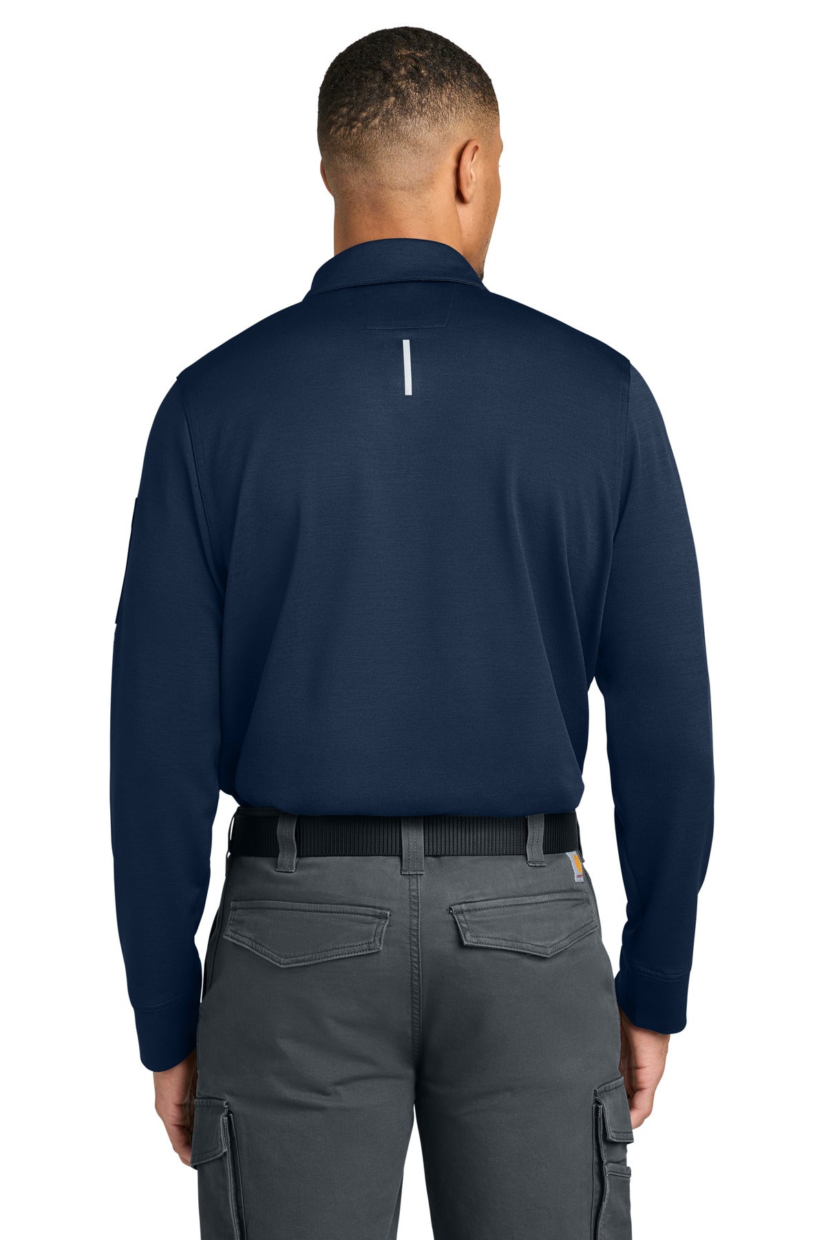 Carhartt FLD & RSCU Long Sleeve Polo - Dark Navy