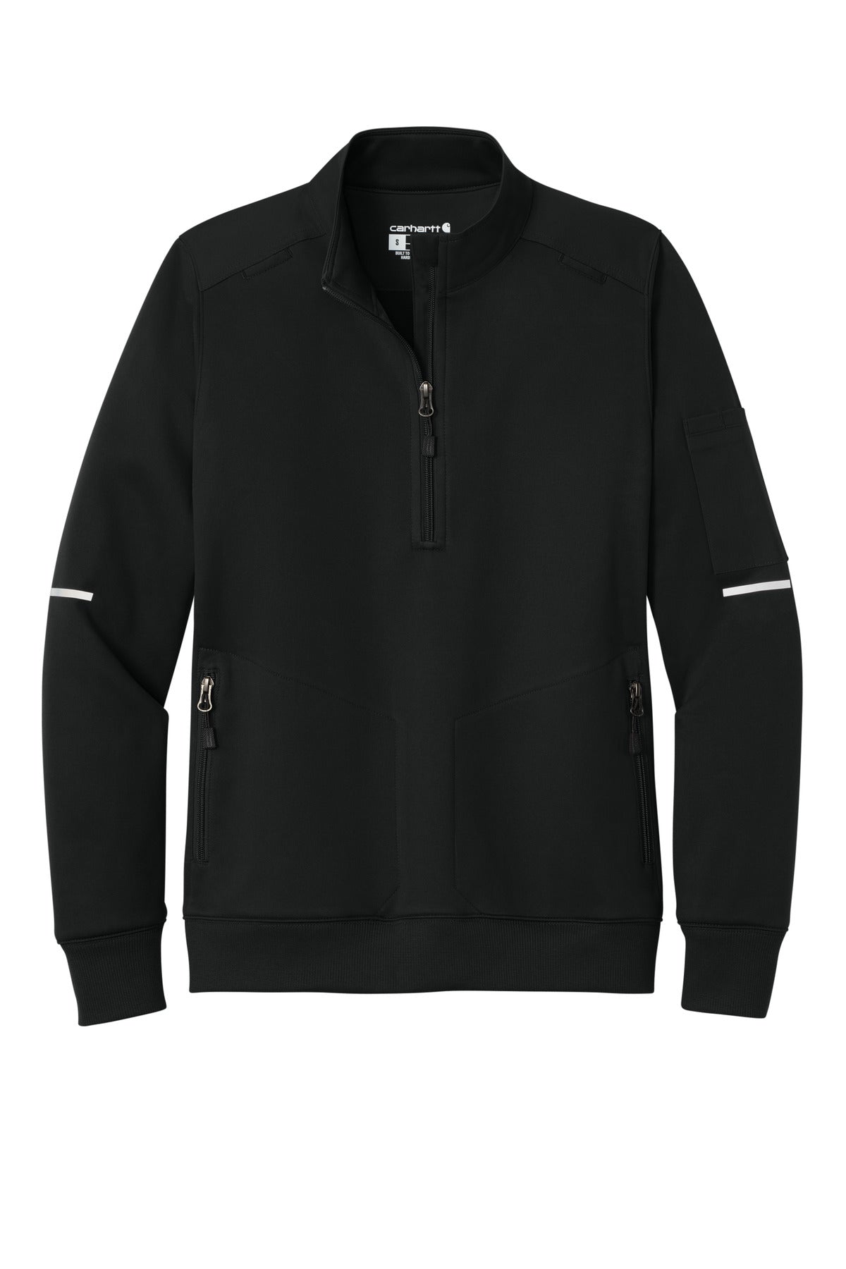 Carhartt Women's FLD & RSCU 1/2-Zip Mid-Layer - Black