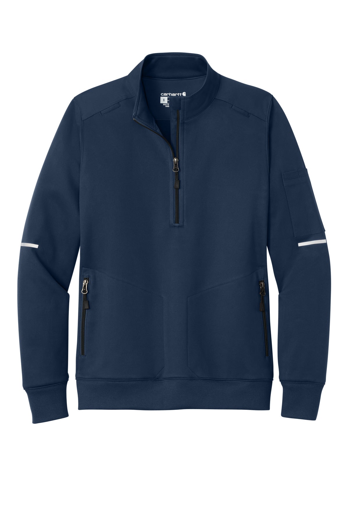 Carhartt Women's FLD & RSCU 1/2-Zip Mid-Layer - Dark Navy