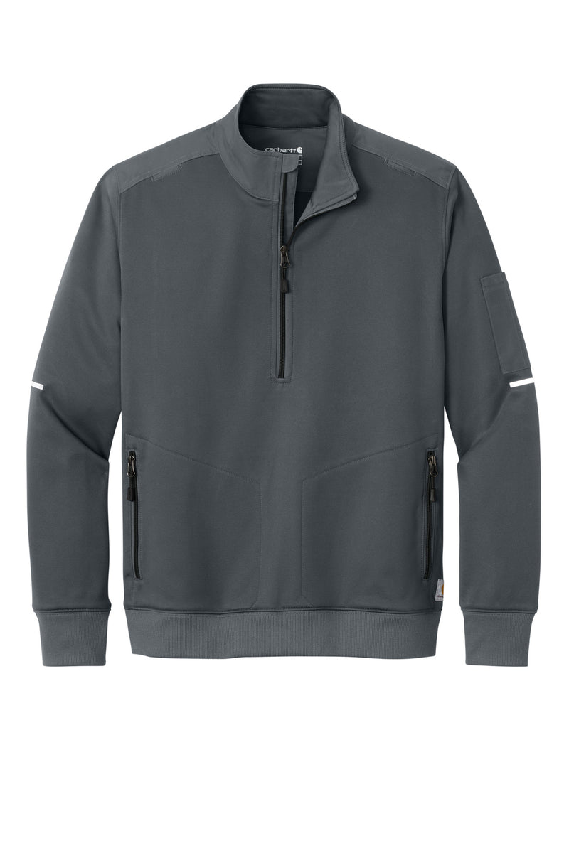 Carhartt FLD & RSCU 1/2-Zip Mid-Layer - Pewter