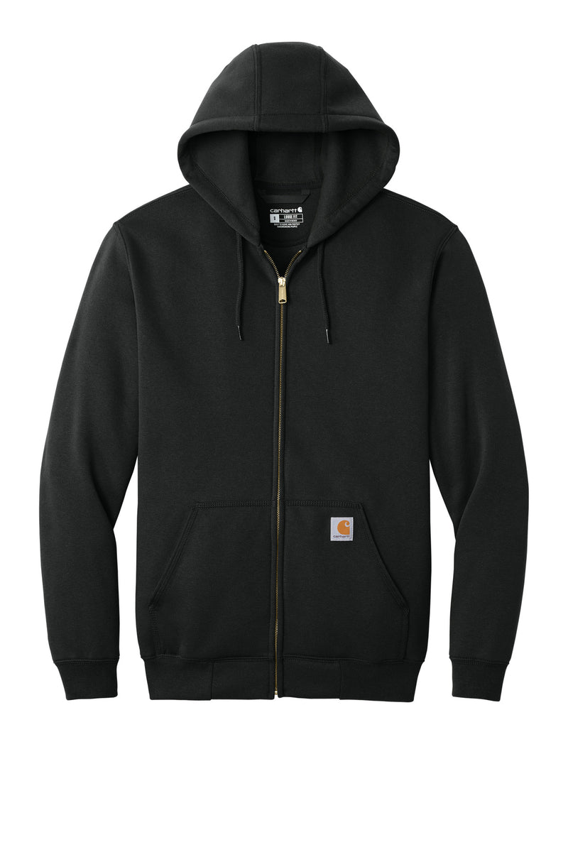 Carhartt Midweight Hooded Zip-Front Sweatshirt - Black