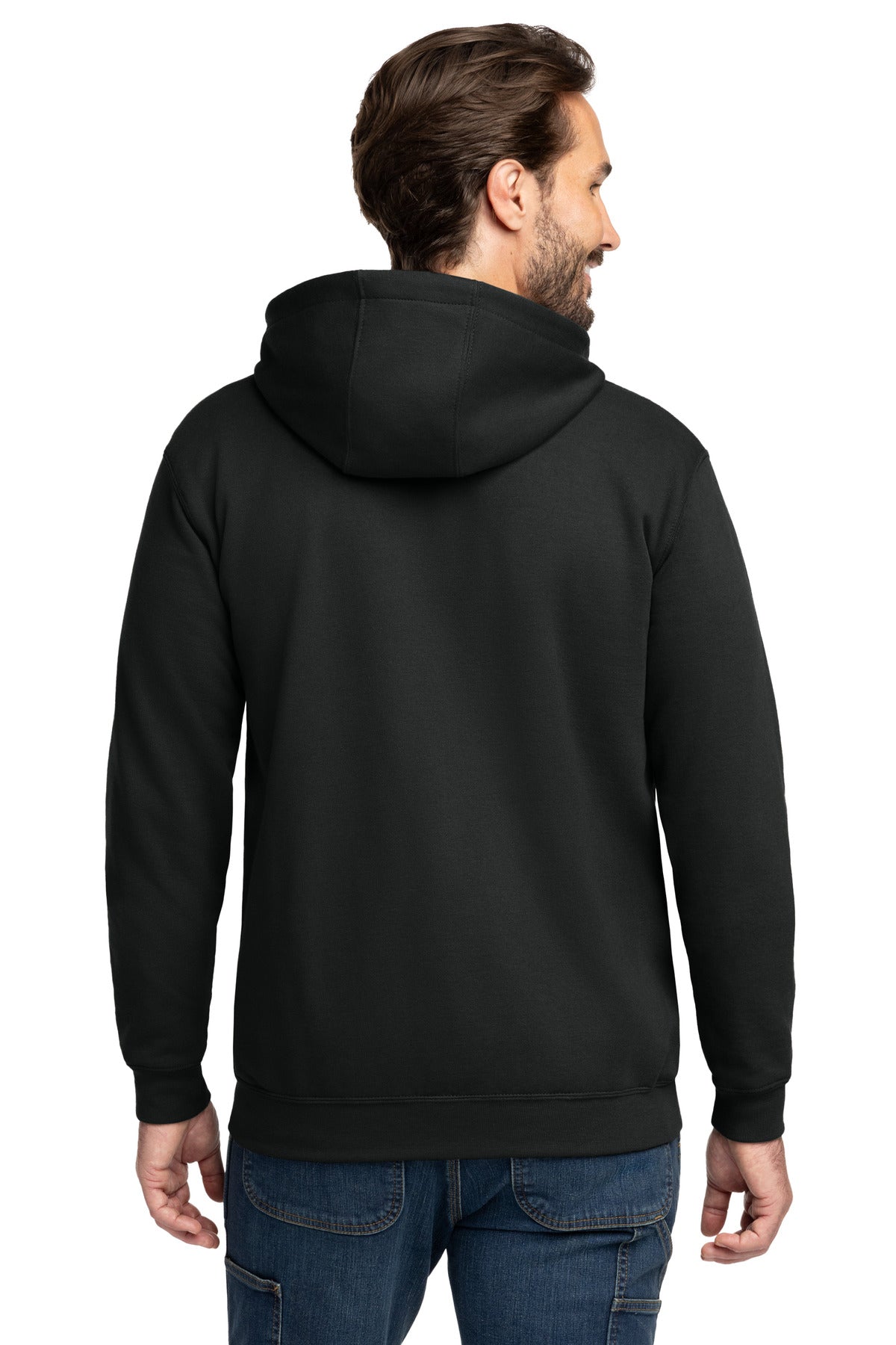 Carhartt Midweight Hooded Zip-Front Sweatshirt - Black