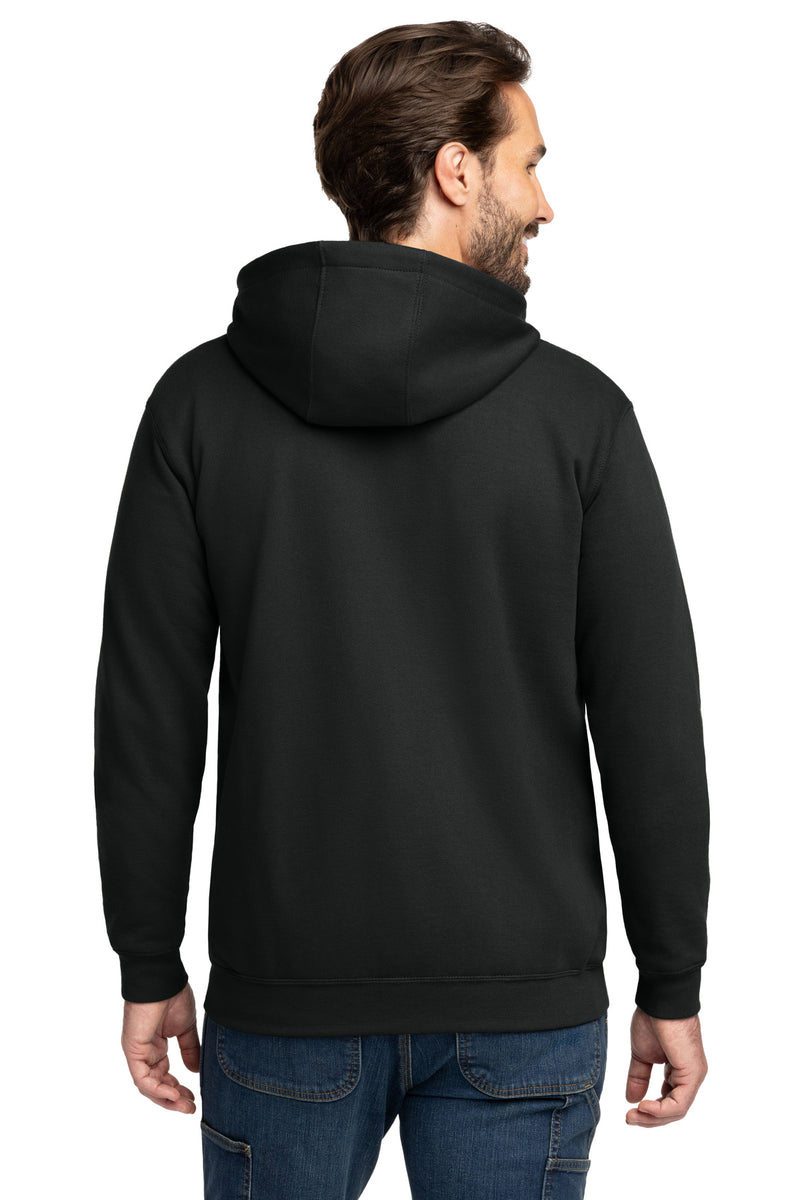 Carhartt Midweight Hooded Zip-Front Sweatshirt - Black