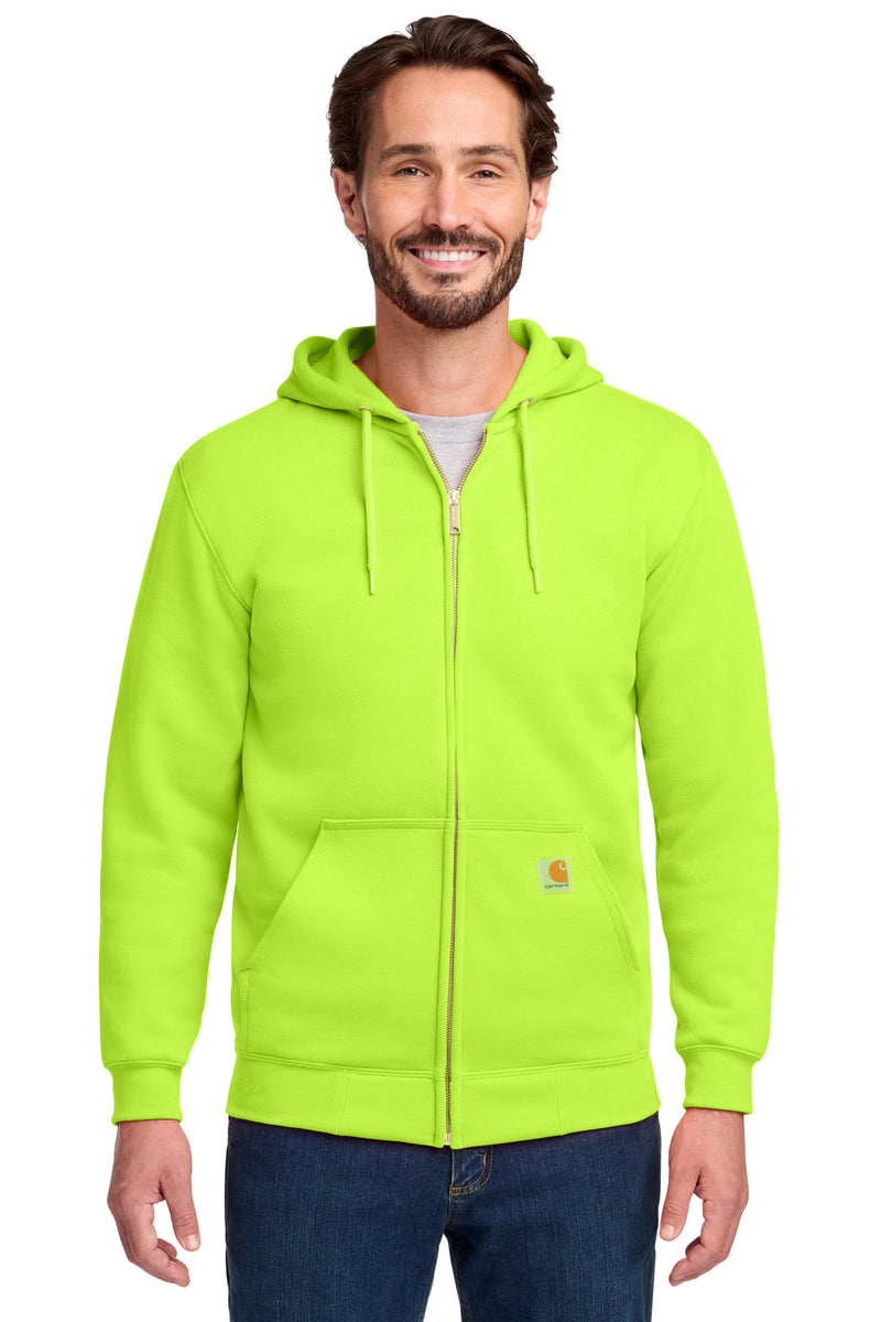 Carhartt Midweight Hooded Zip-Front Sweatshirt - Brite Lime