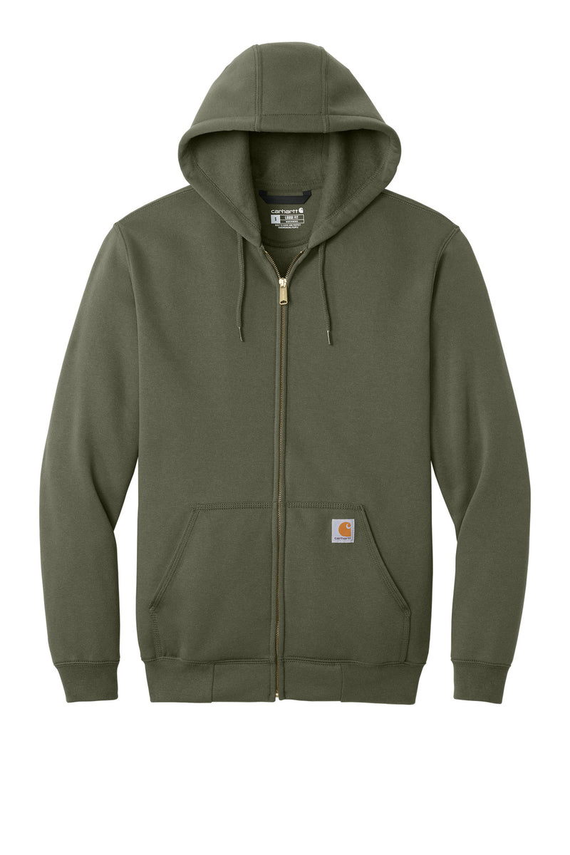 Carhartt Midweight Hooded Zip-Front Sweatshirt - Moss