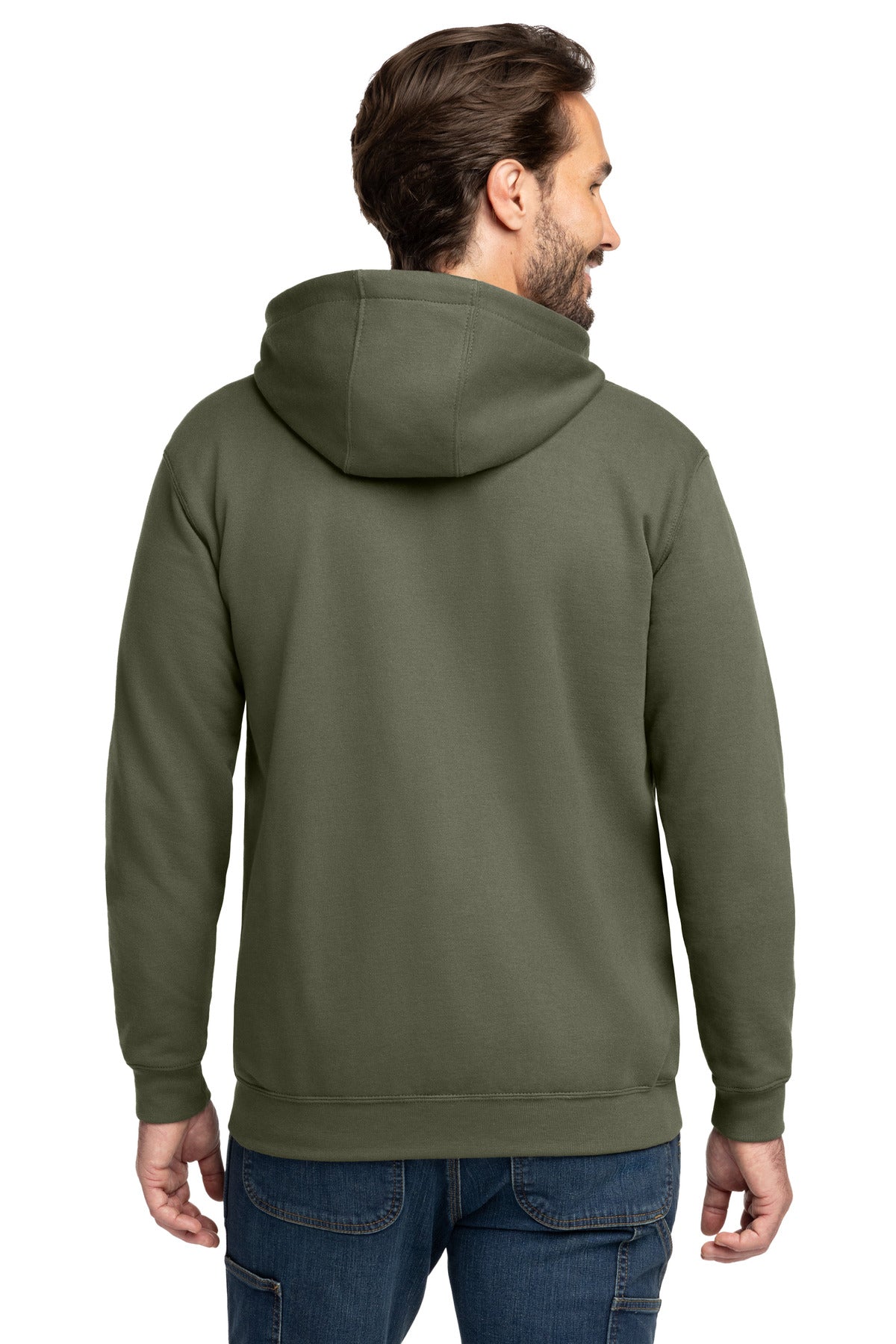Carhartt Midweight Hooded Zip-Front Sweatshirt - Moss
