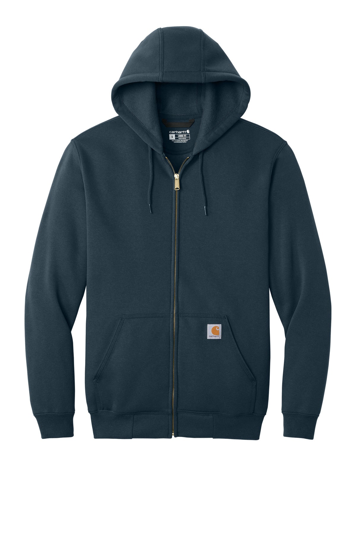 Carhartt Midweight Hooded Zip-Front Sweatshirt - New Navy