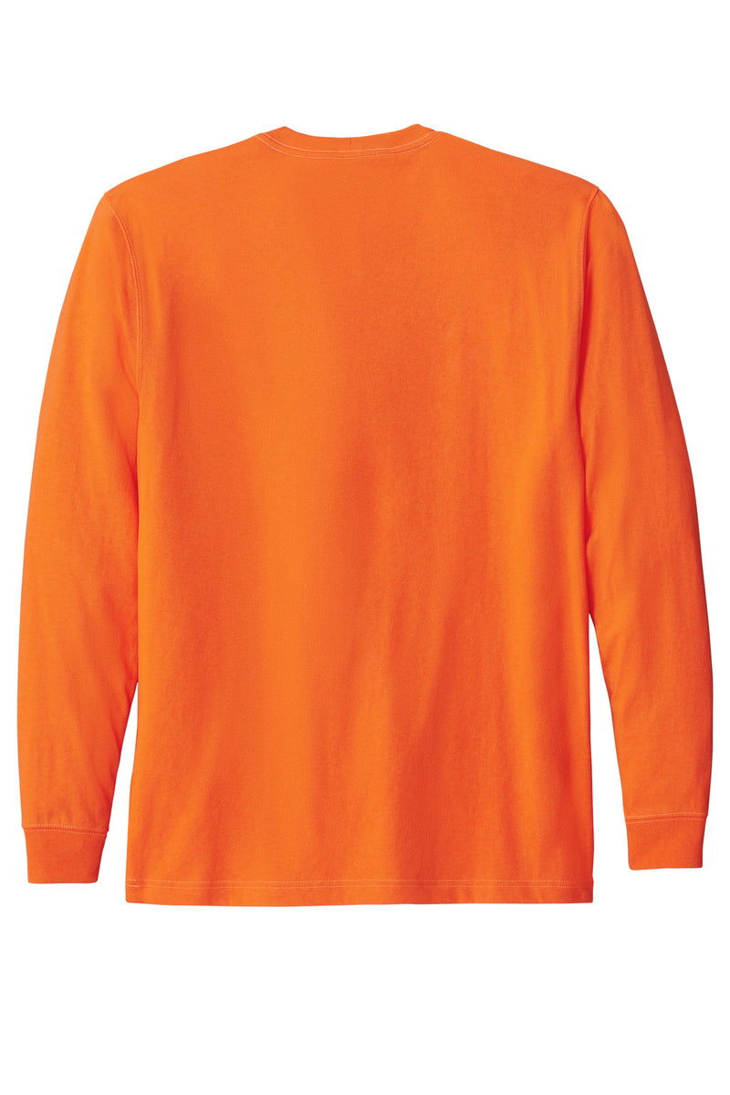 Carhartt Workwear Pocket Long Sleeve T-Shirt - Brite Orange