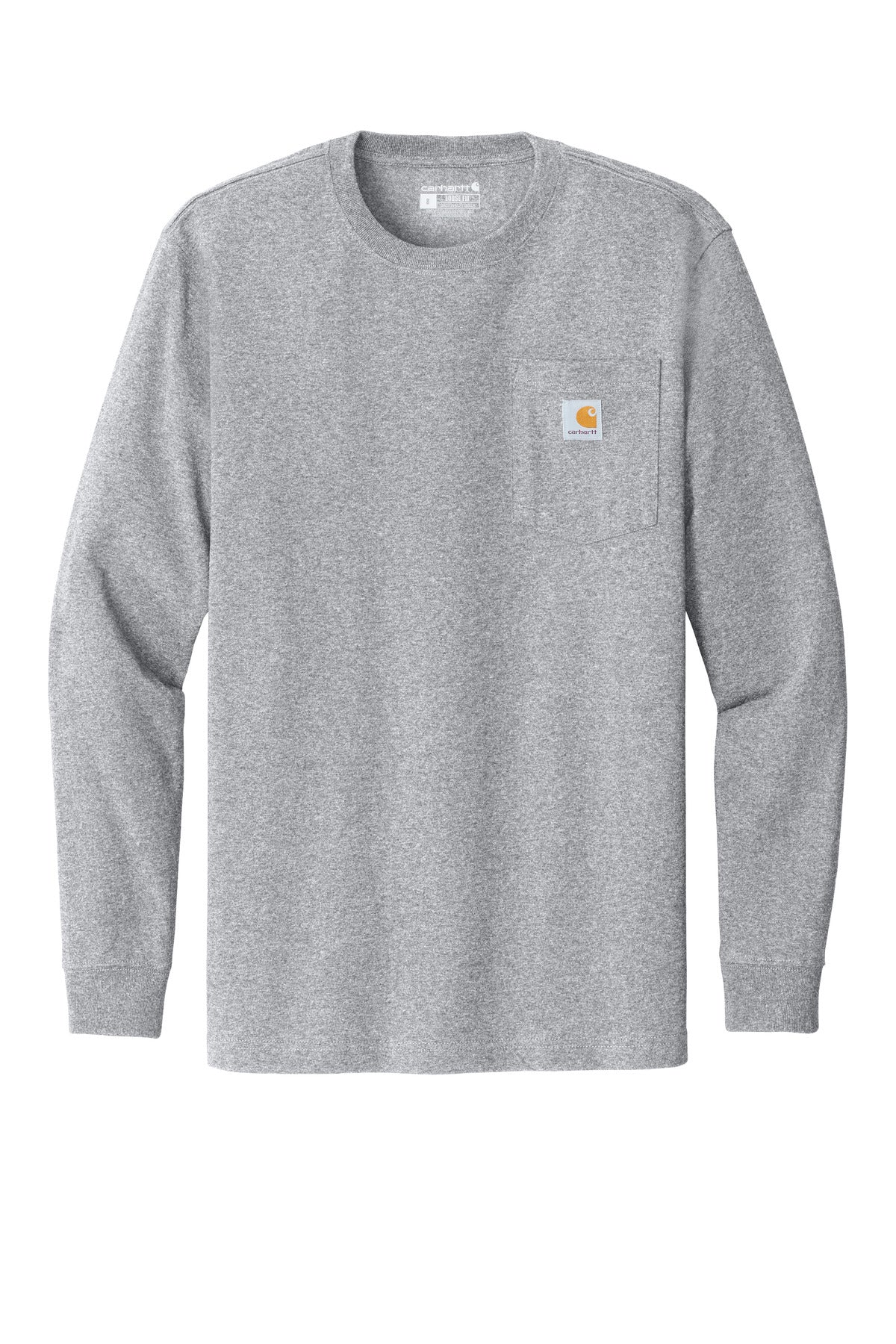 Carhartt Workwear Pocket Long Sleeve T-Shirt - Heather Grey