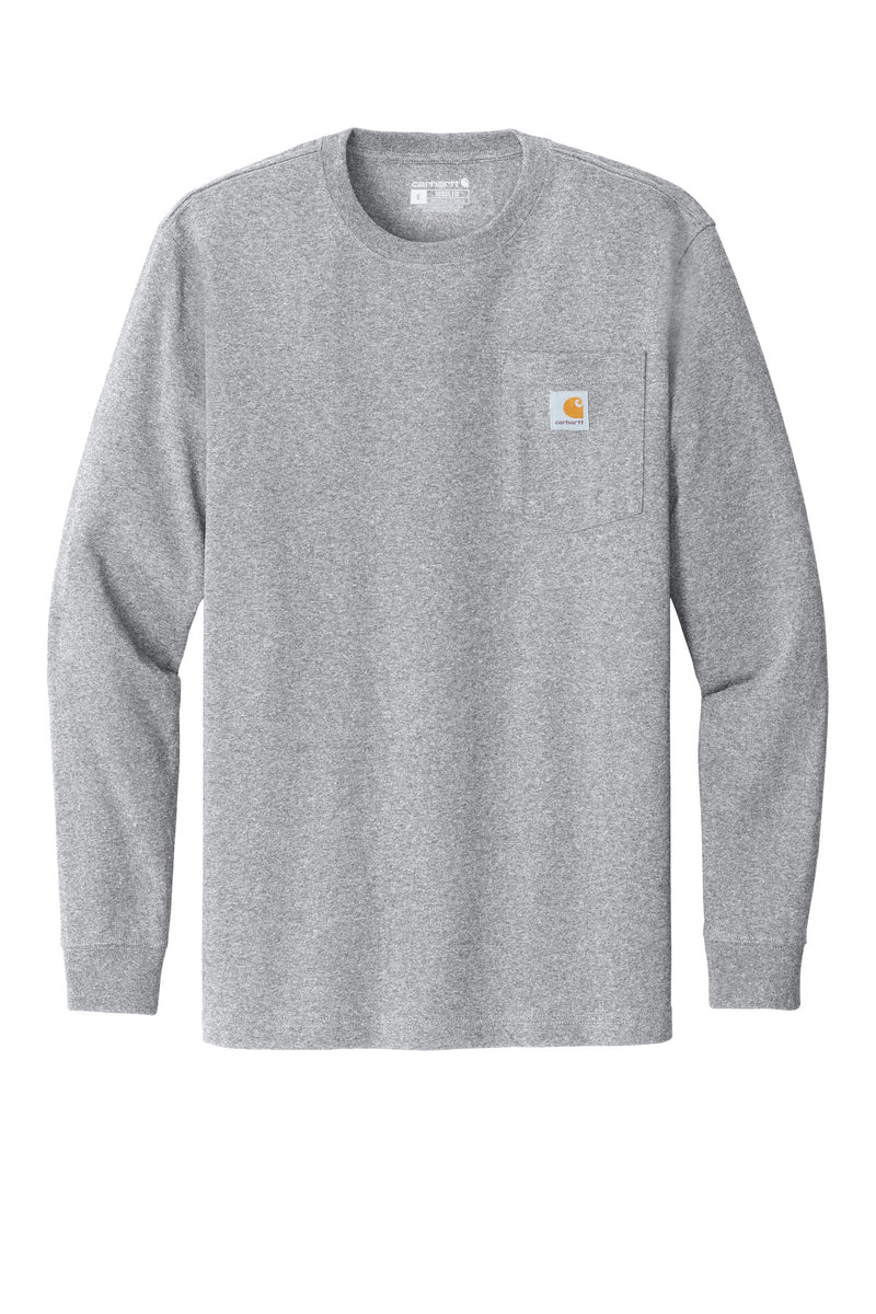 Carhartt Workwear Pocket Long Sleeve T-Shirt - Heather Grey