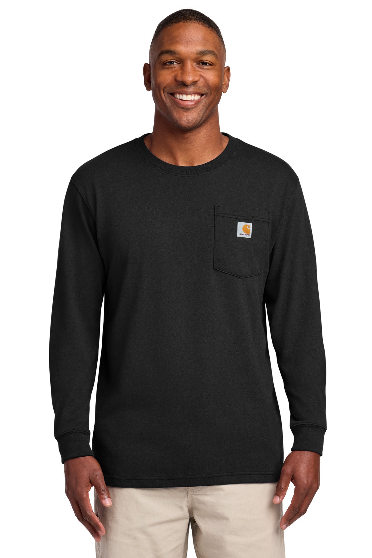 Carhartt Workwear Pocket Long Sleeve T-Shirt - Black