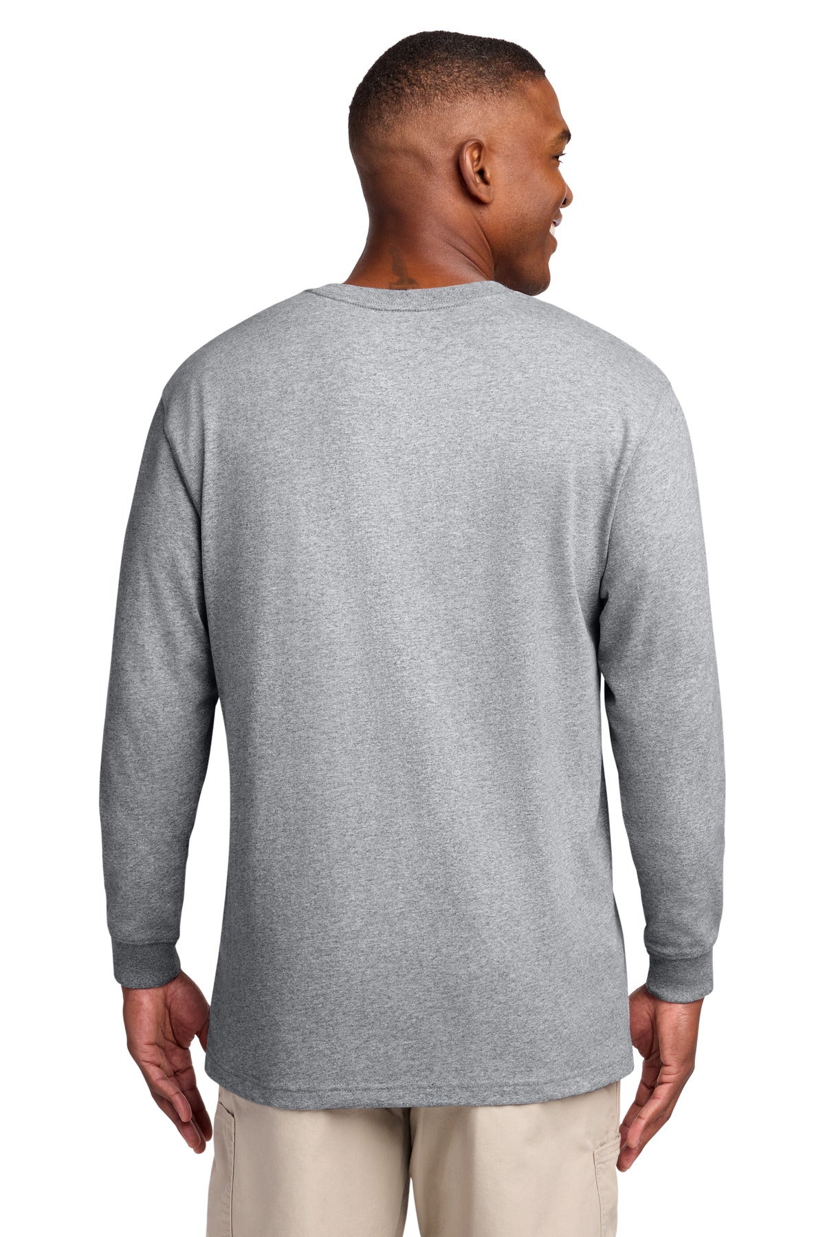 Carhartt Workwear Pocket Long Sleeve T-Shirt - Heather Grey