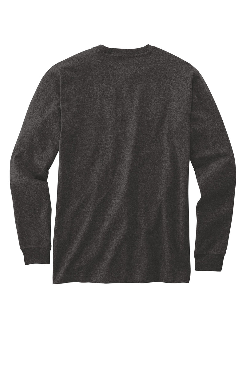 Carhartt Long Sleeve Henley T-Shirt - Carbon Heather