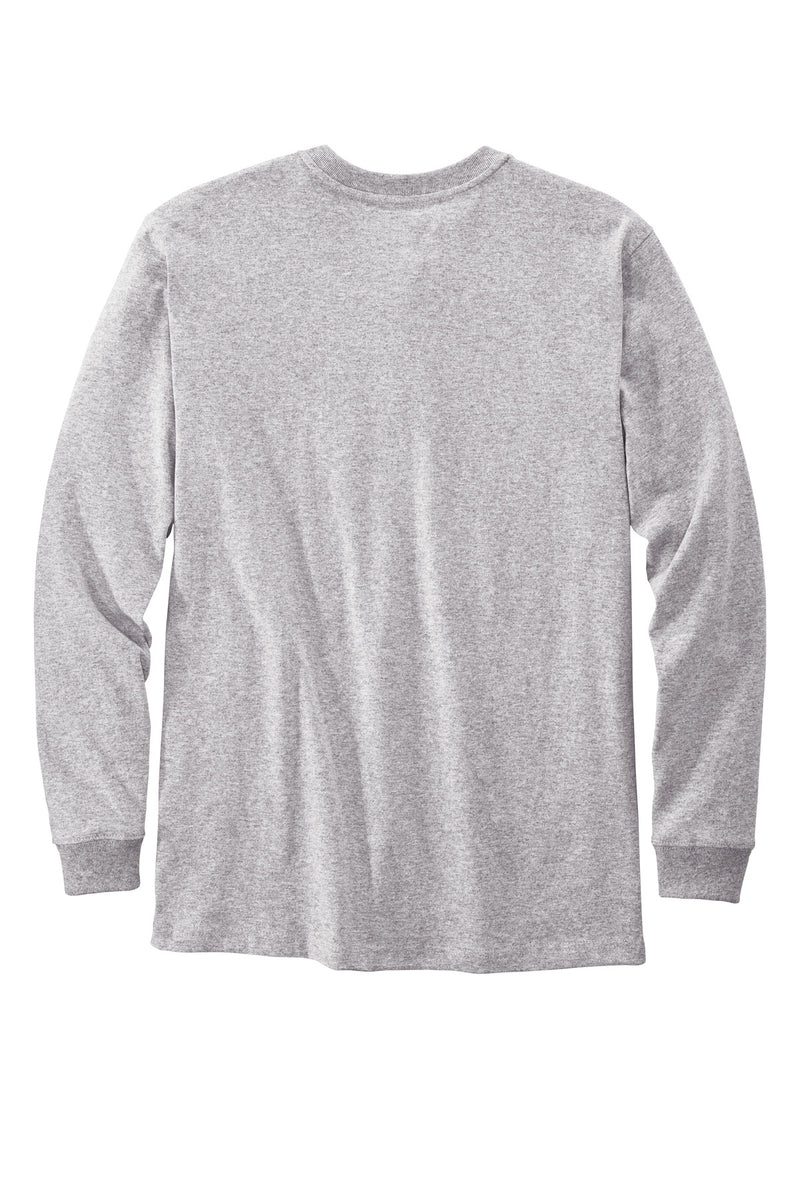 Carhartt Long Sleeve Henley T-Shirt - Heather Grey