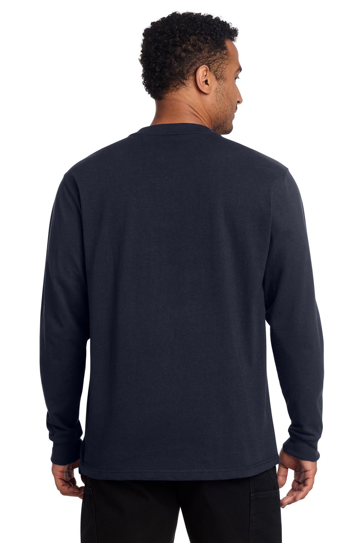 Carhartt Long Sleeve Henley T-Shirt - Navy