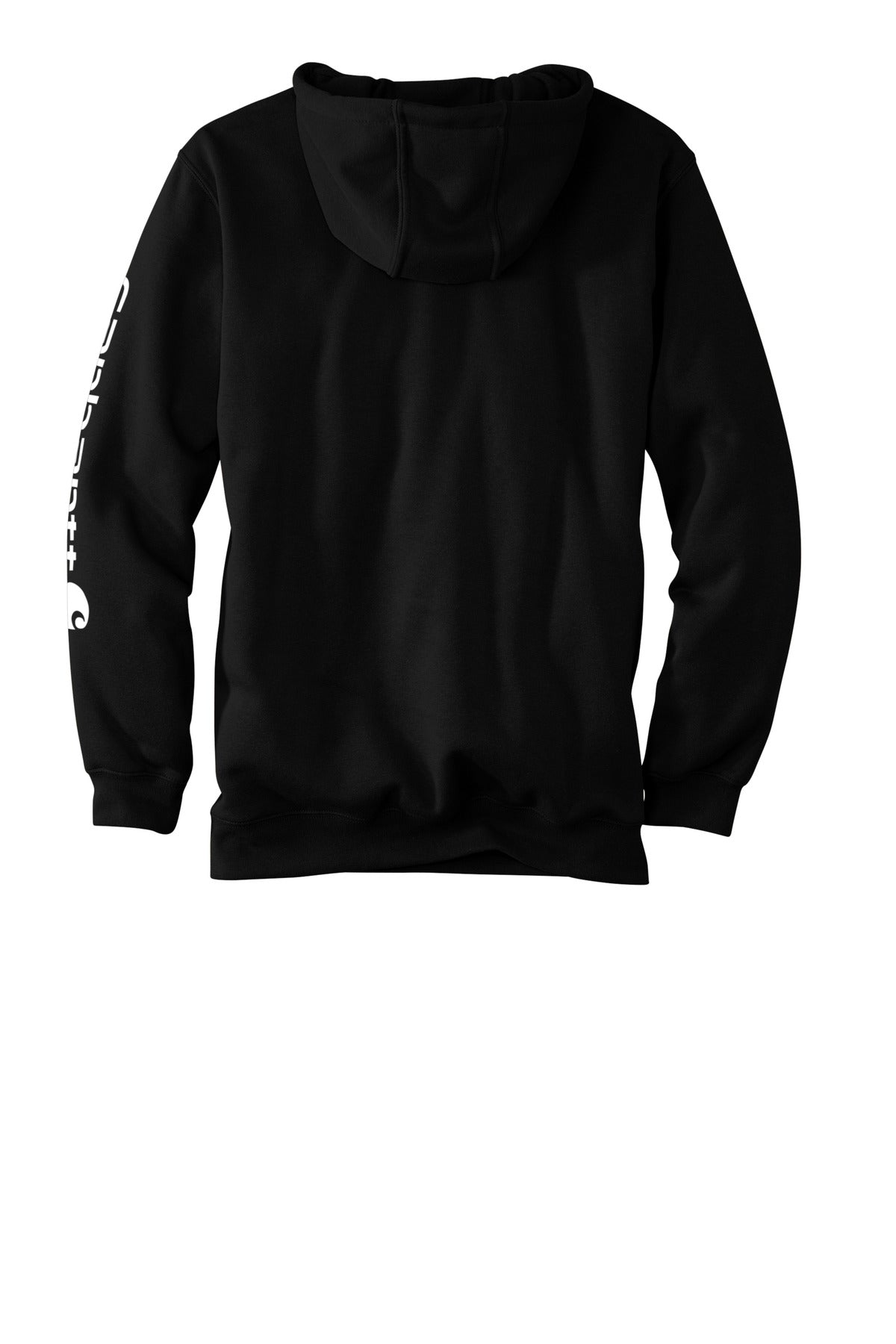 Carhartt Midweight Hooded Logo Sweatshirt - Black