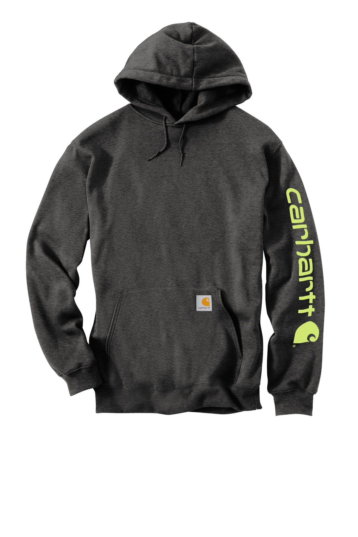 Carhartt Midweight Hooded Logo Sweatshirt - Carbon Heather