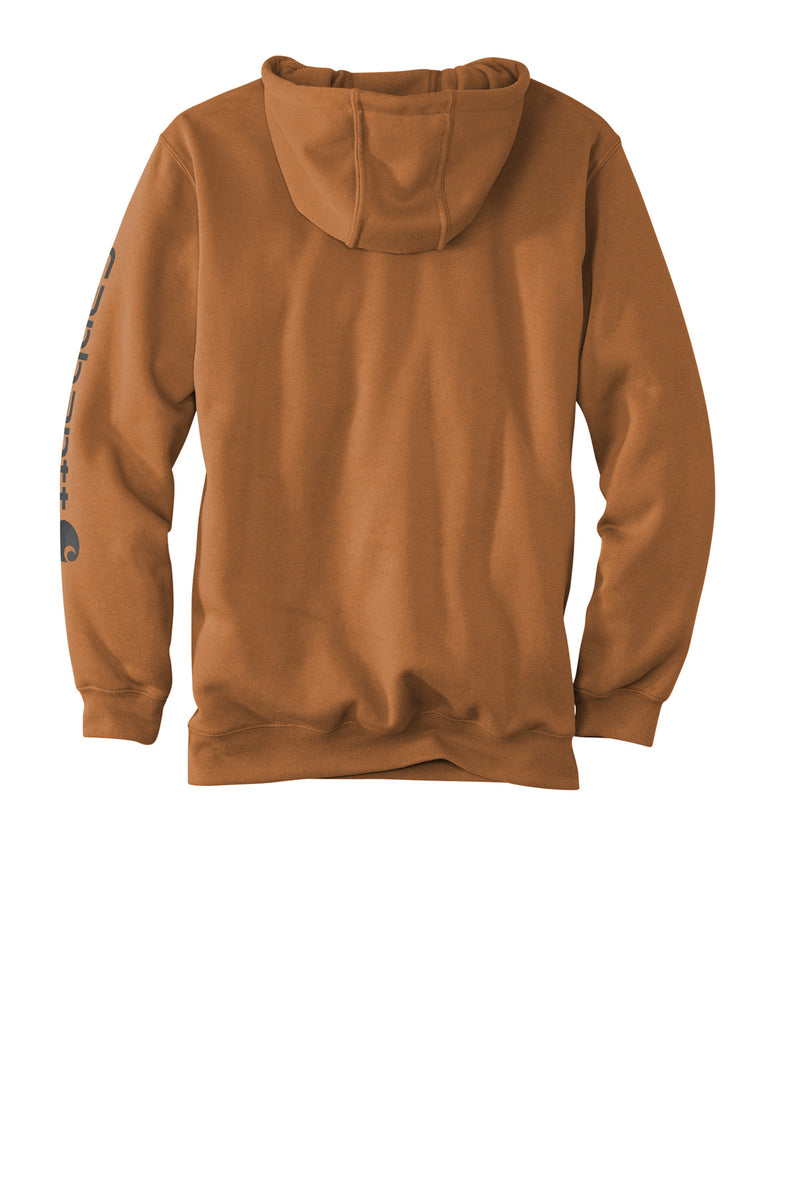 Carhartt Midweight Hooded Logo Sweatshirt - Carhartt Brown