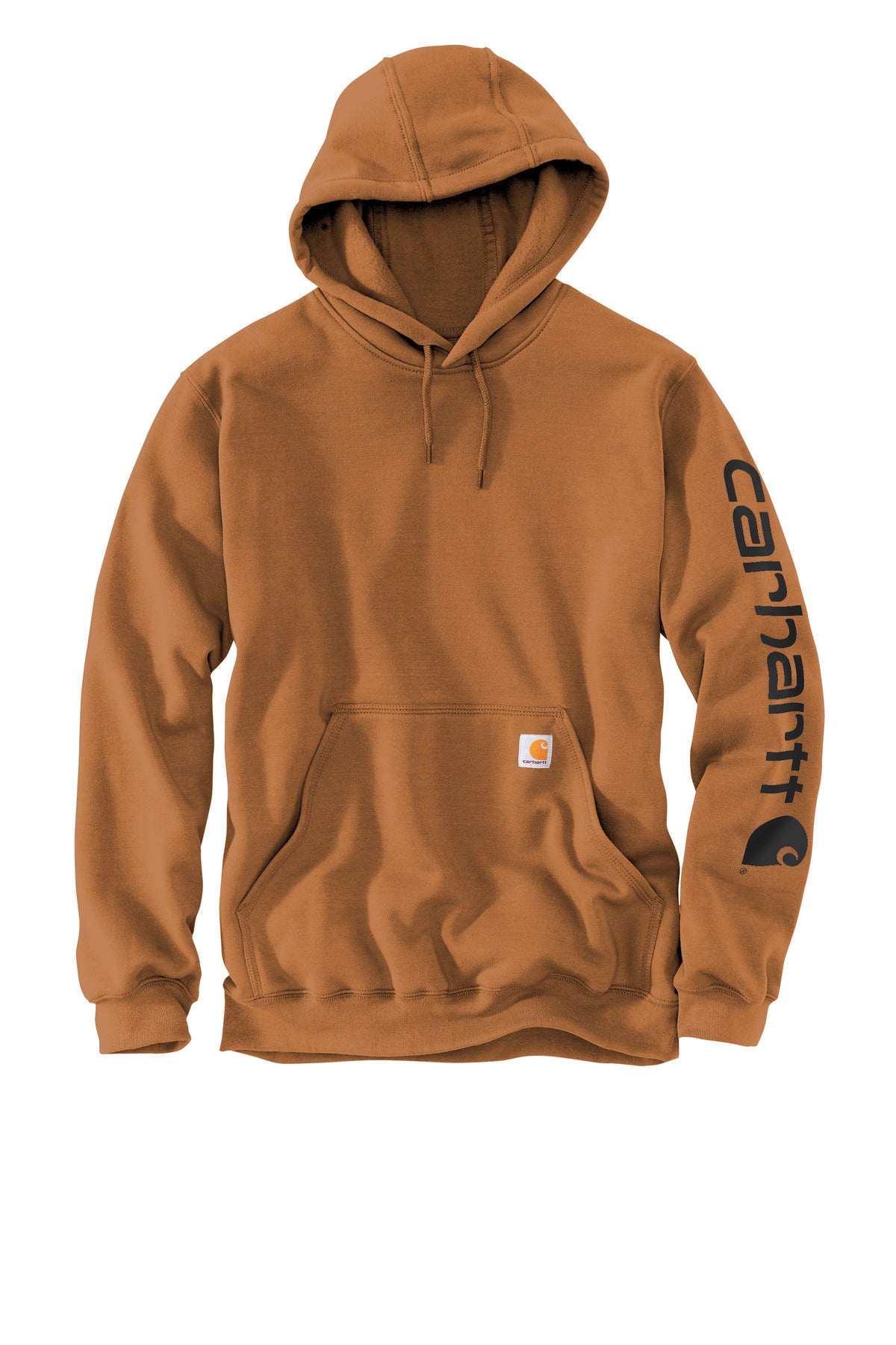 Carhartt Midweight Hooded Logo Sweatshirt - Carhartt Brown