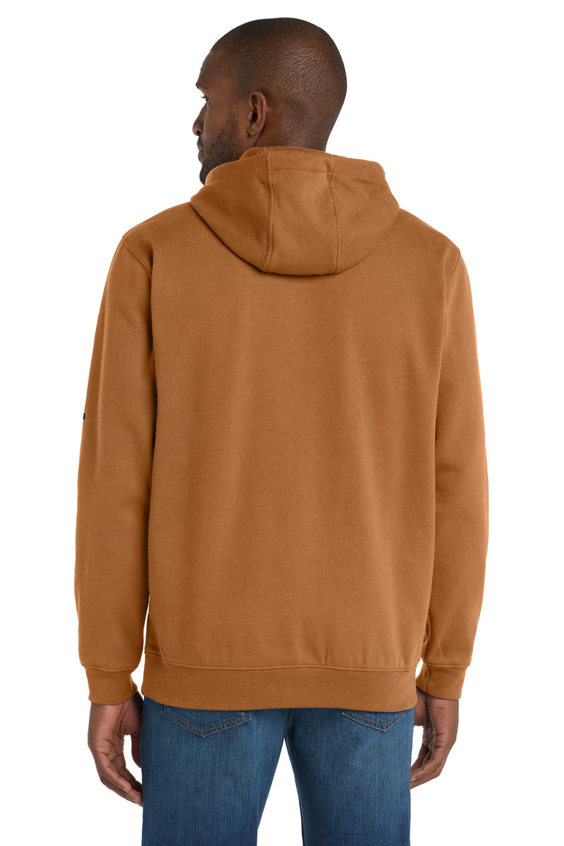 Carhartt Midweight Hooded Logo Sweatshirt - Carhartt Brown