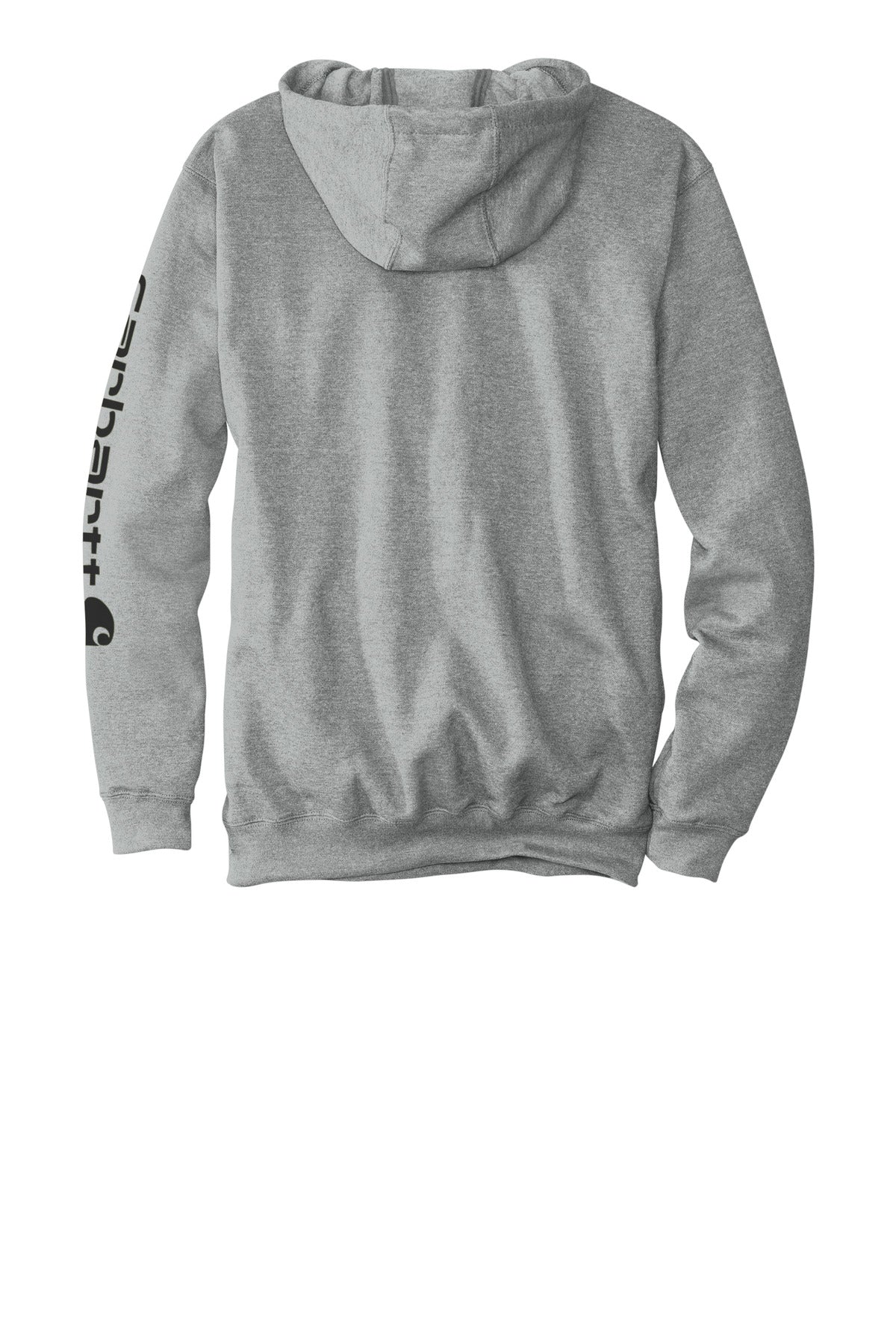 Carhartt Midweight Hooded Logo Sweatshirt - Heather Grey
