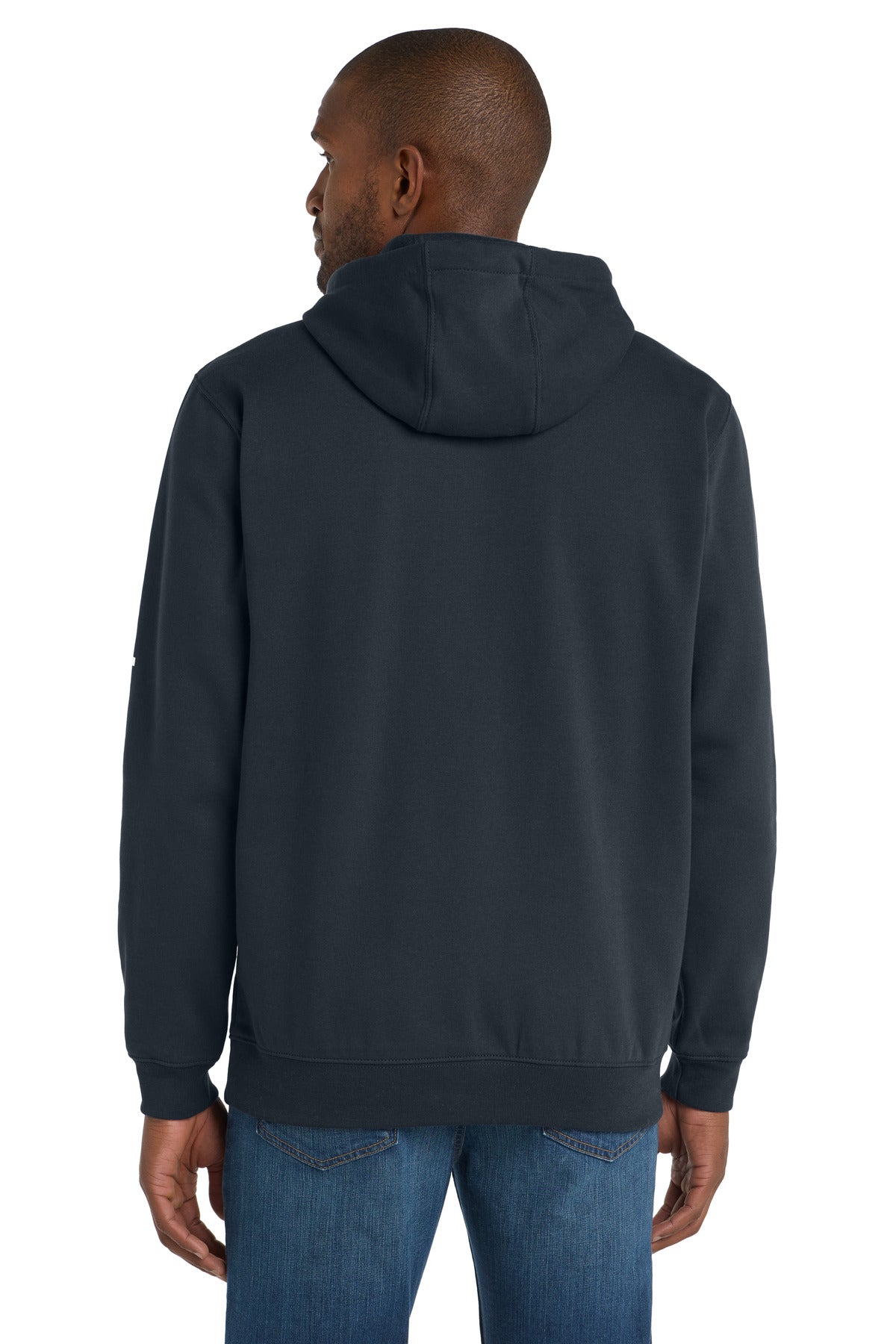 Carhartt Midweight Hooded Logo Sweatshirt - New Navy