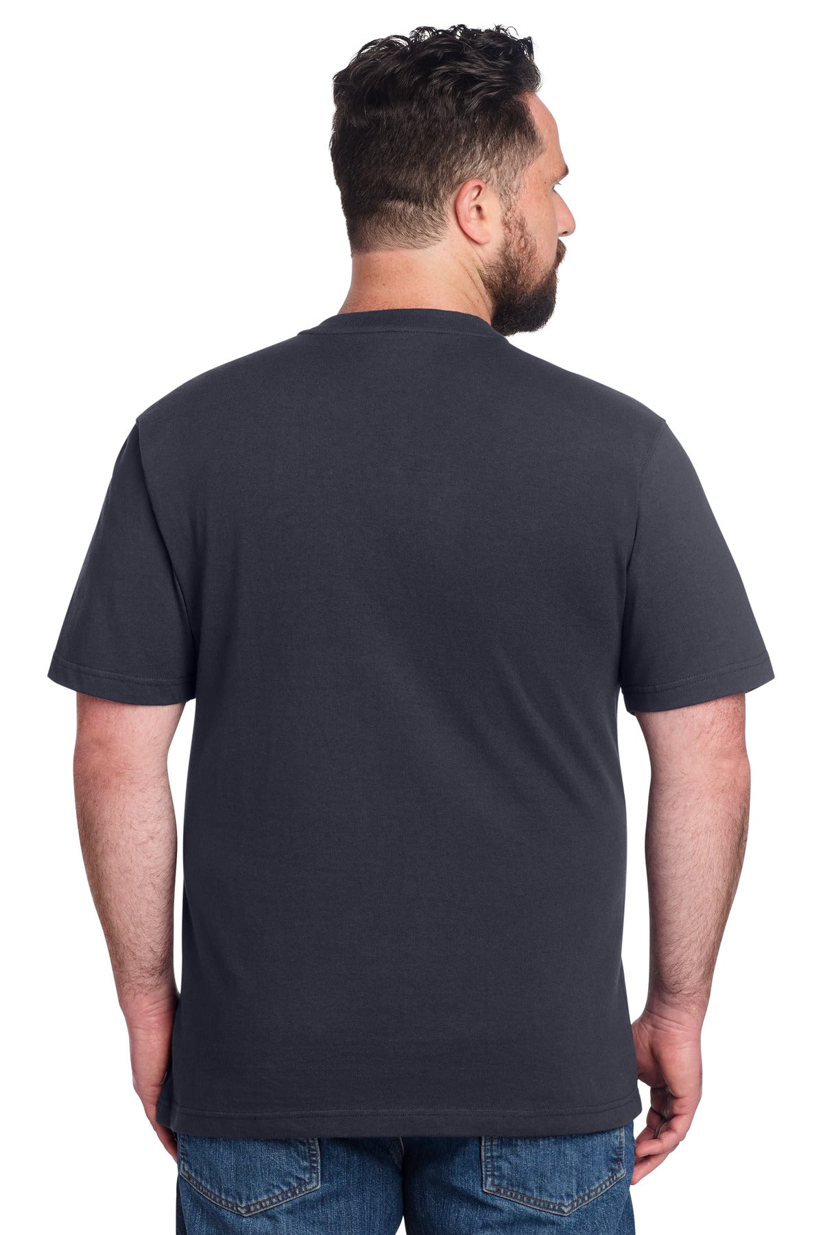 Carhartt Short Sleeve Henley T-Shirt - Navy