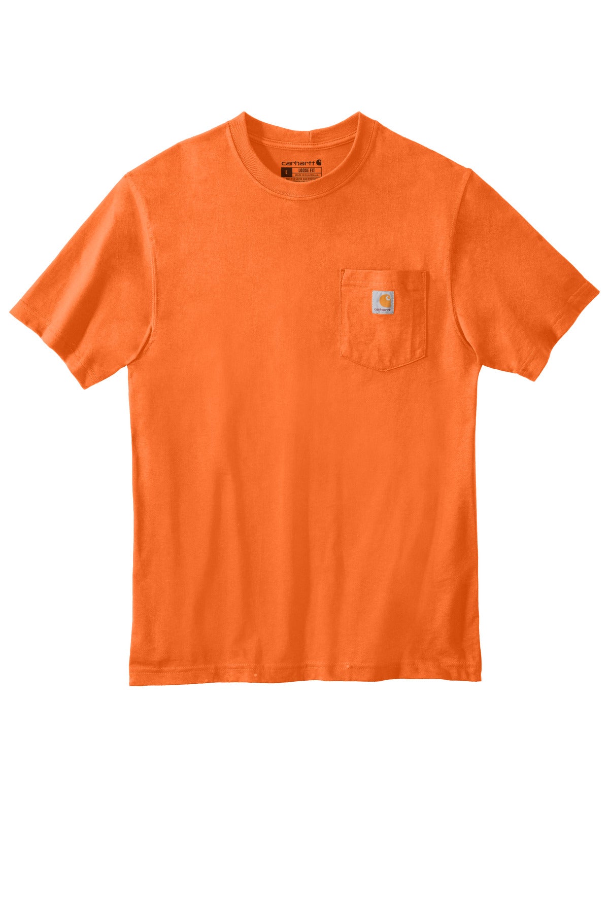 Carhartt Workwear Pocket Short Sleeve T-Shirt - Brite Orange