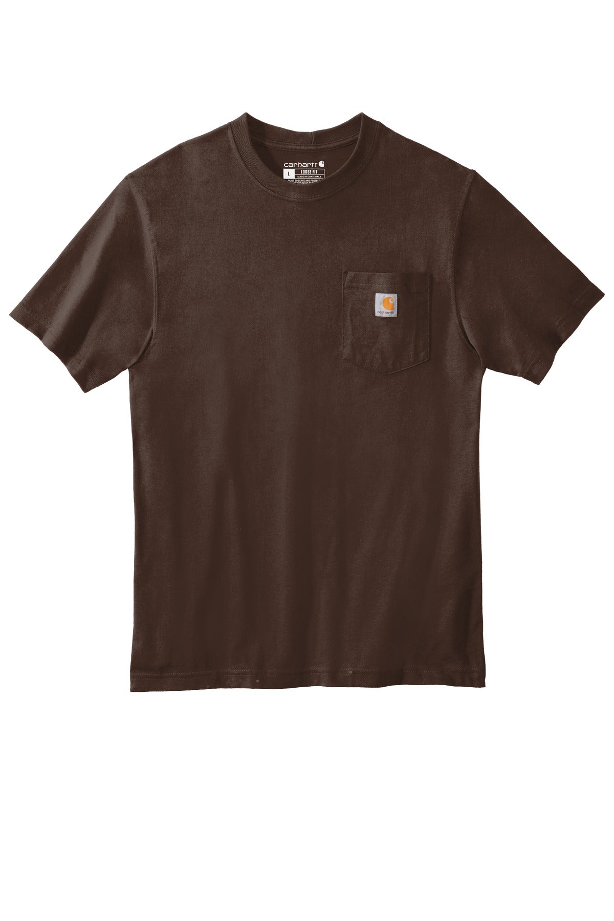 Carhartt Workwear Pocket Short Sleeve T-Shirt - Dark Brown