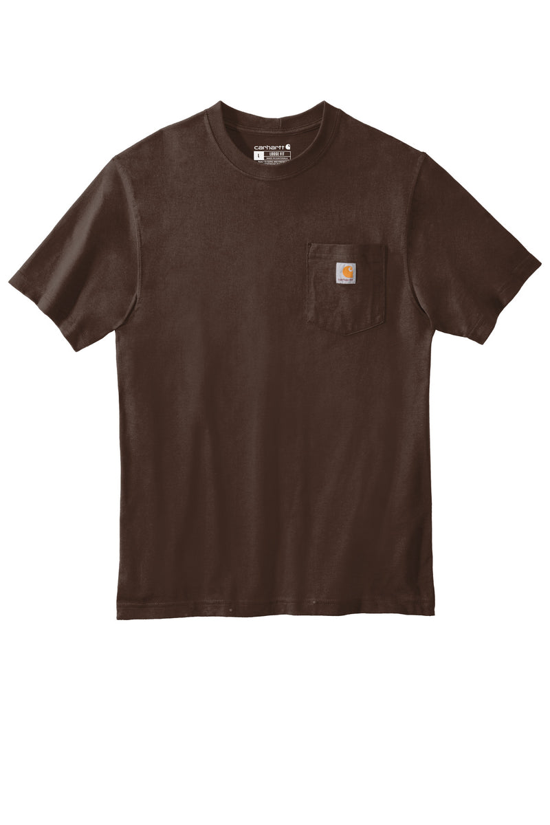 Carhartt Workwear Pocket Short Sleeve T-Shirt - Dark Brown