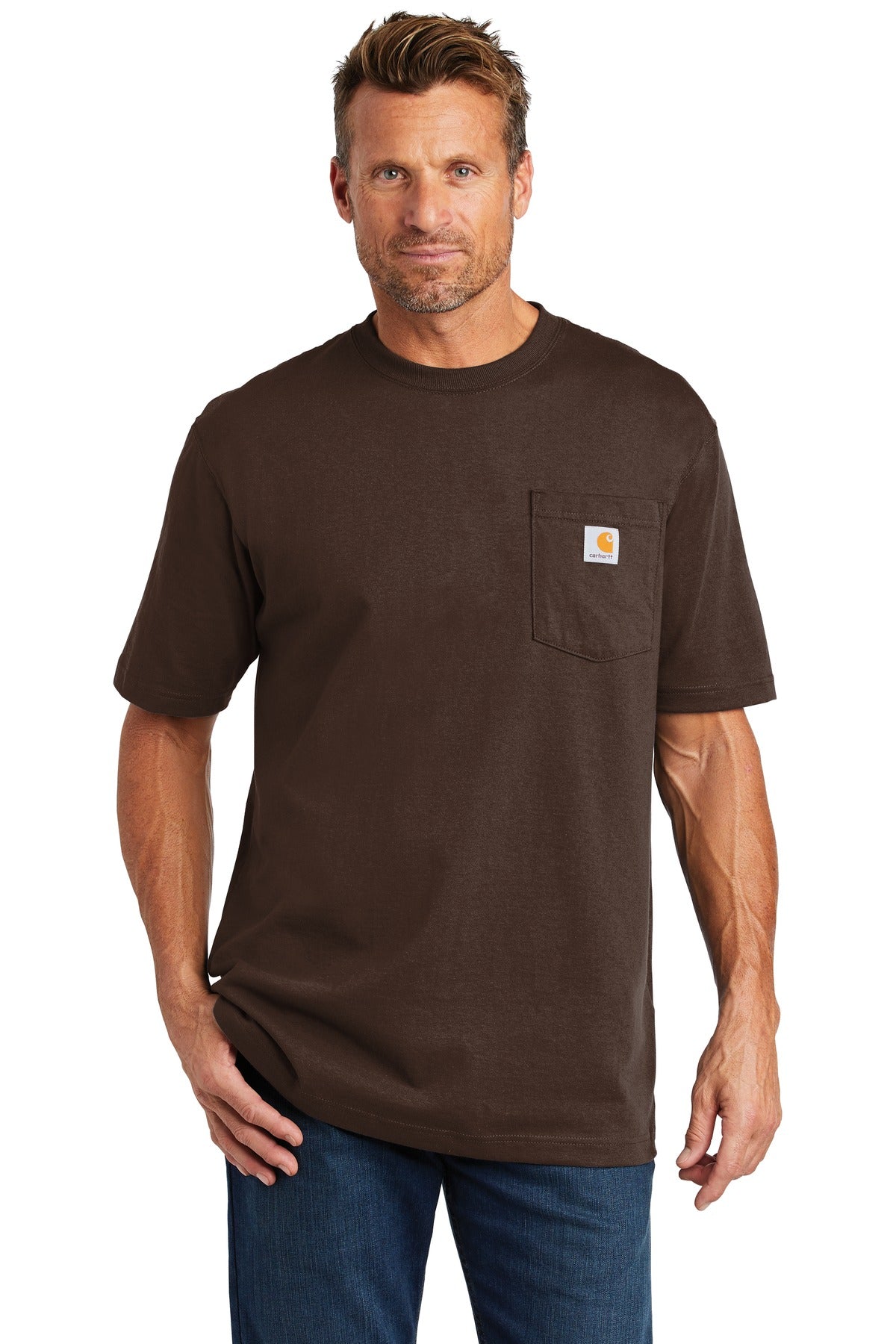 Carhartt Workwear Pocket Short Sleeve T-Shirt - Dark Brown