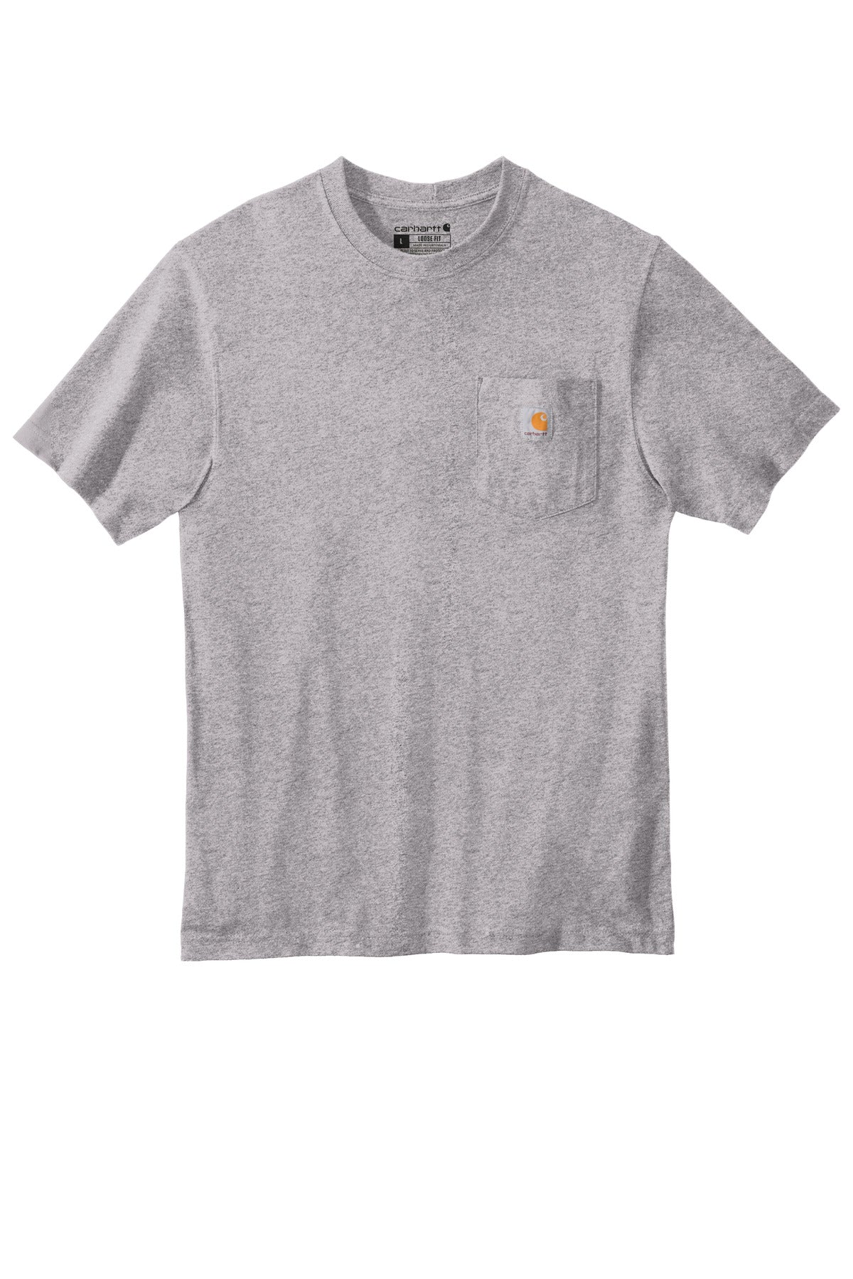 Carhartt Workwear Pocket Short Sleeve T-Shirt - Heather Grey