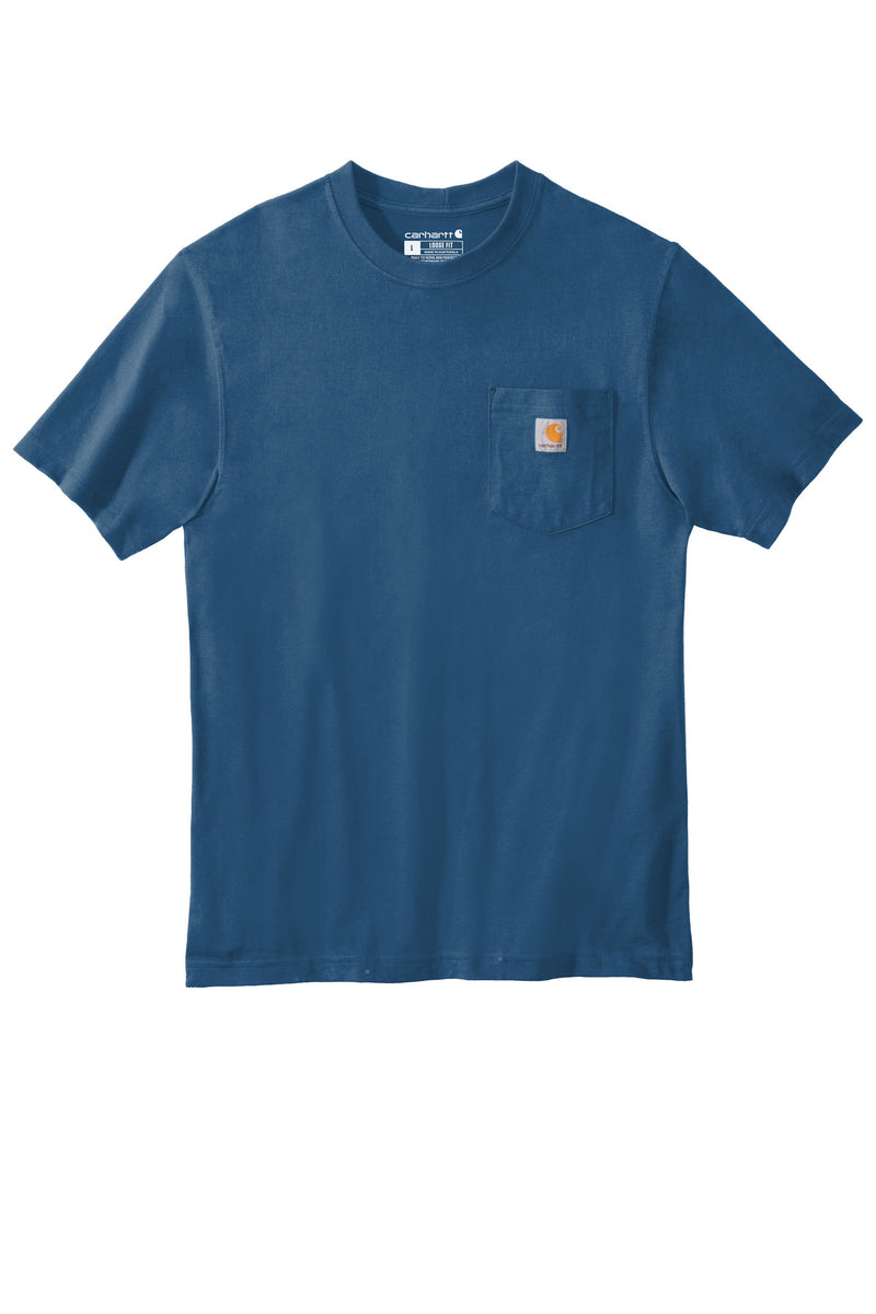 Carhartt Workwear Pocket Short Sleeve T-Shirt - Stream Blue