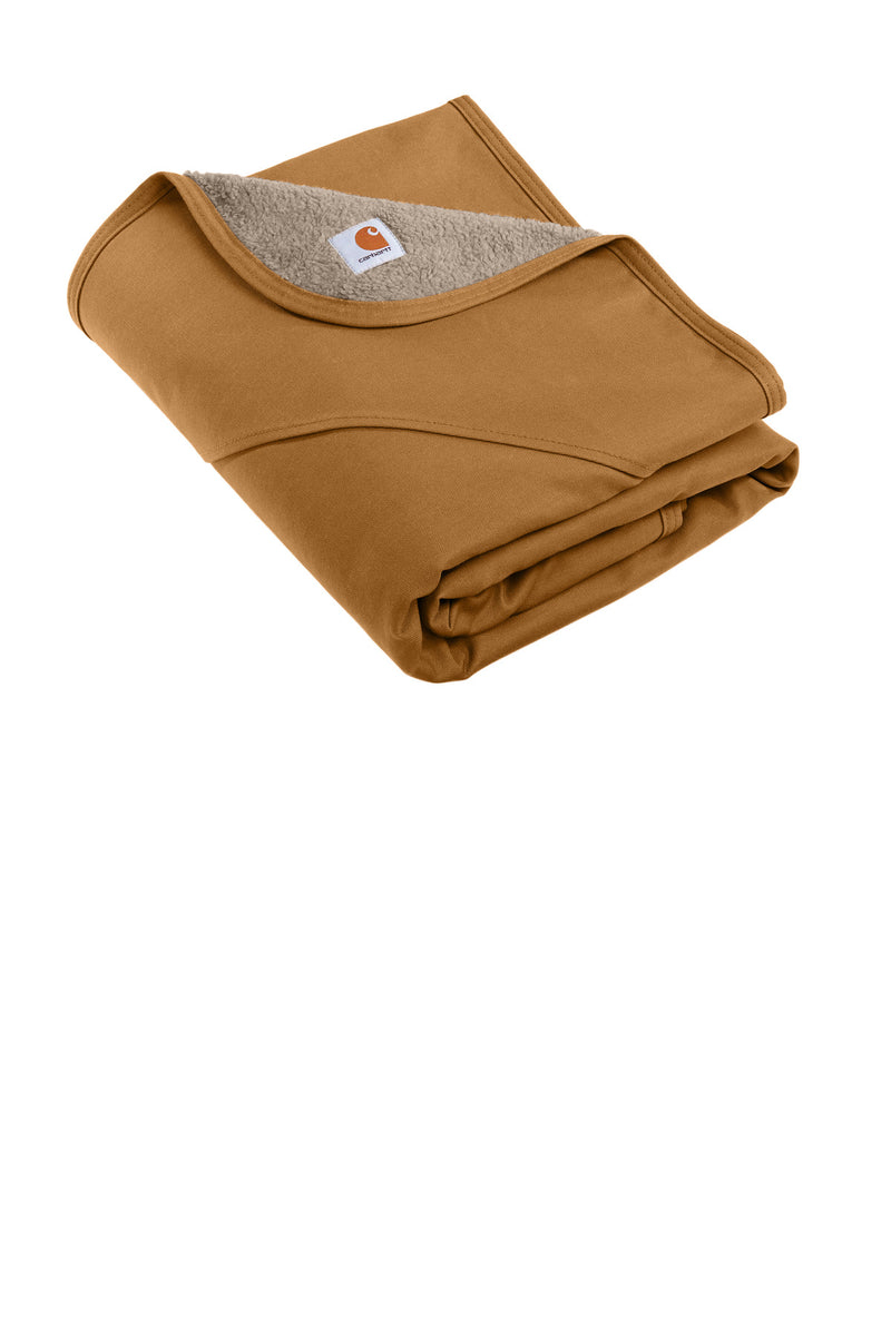 Carhartt Firm Duck Sherpa-Lined Blanket - Carhartt Brown