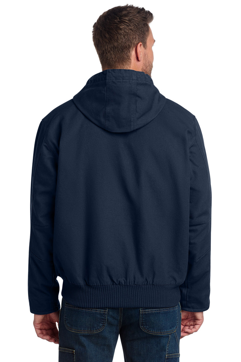 Carhartt Tall Washed Duck Active Jac - Navy