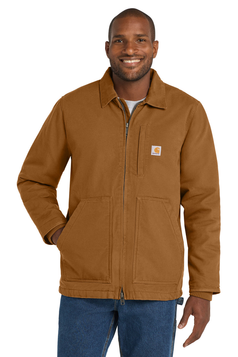 Carhartt Tall Sherpa-Lined Coat - Carhartt Brown