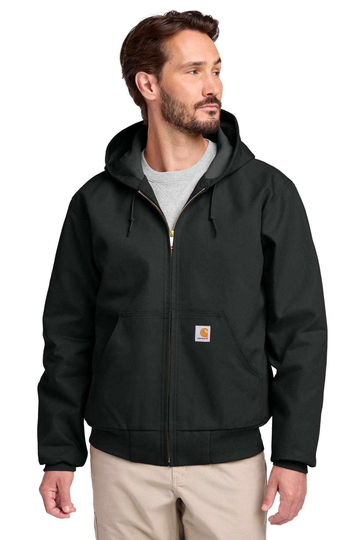 Carhartt Tall Thermal-Lined Duck Active Jac - Black