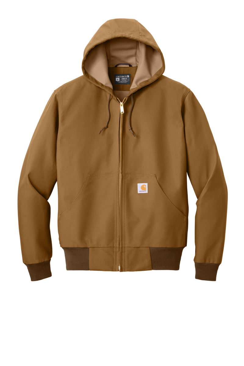 Carhartt Tall Thermal-Lined Duck Active Jac - Carhartt Brown