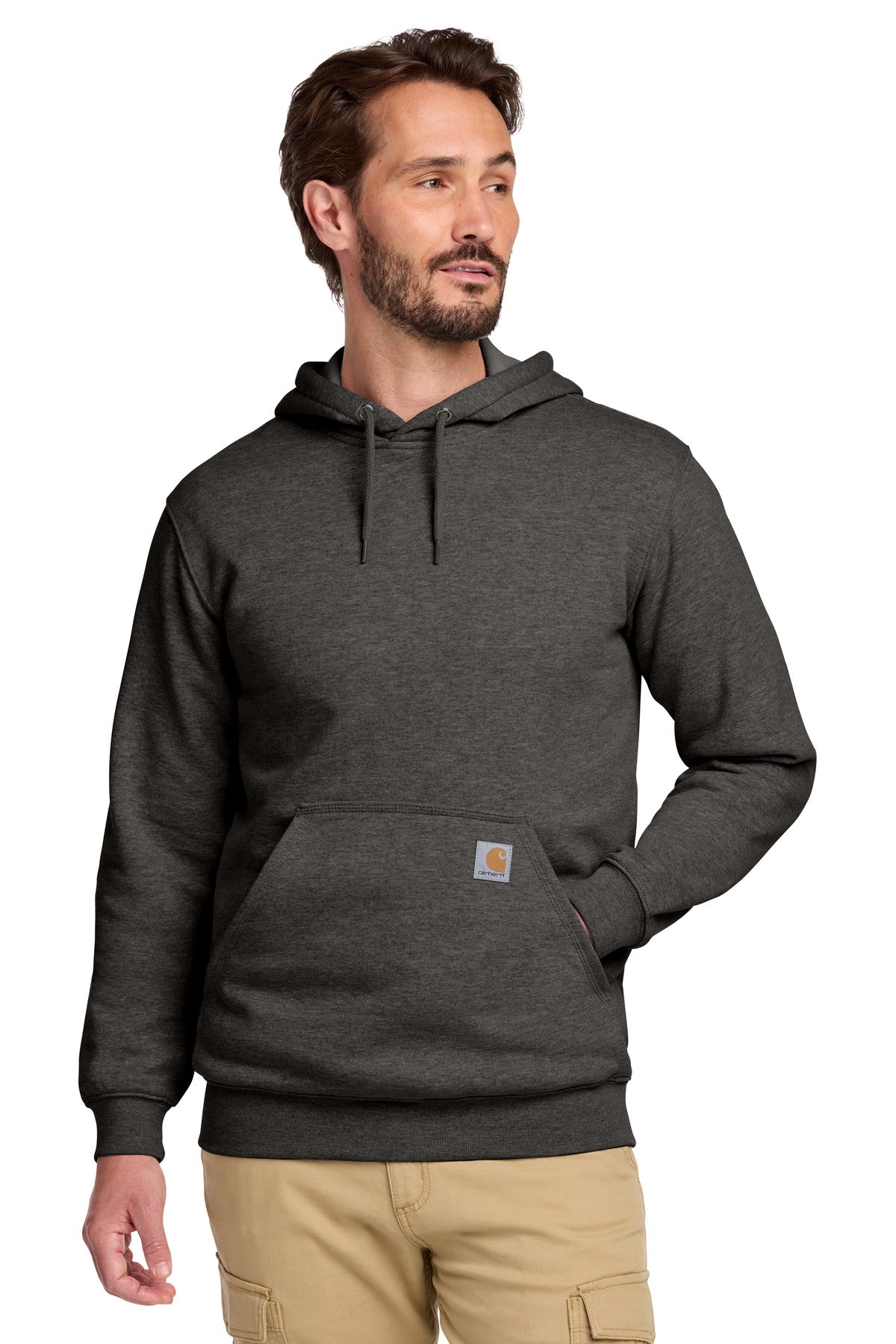Carhartt Tall Midweight Hooded Sweatshirt - Carbon Heather