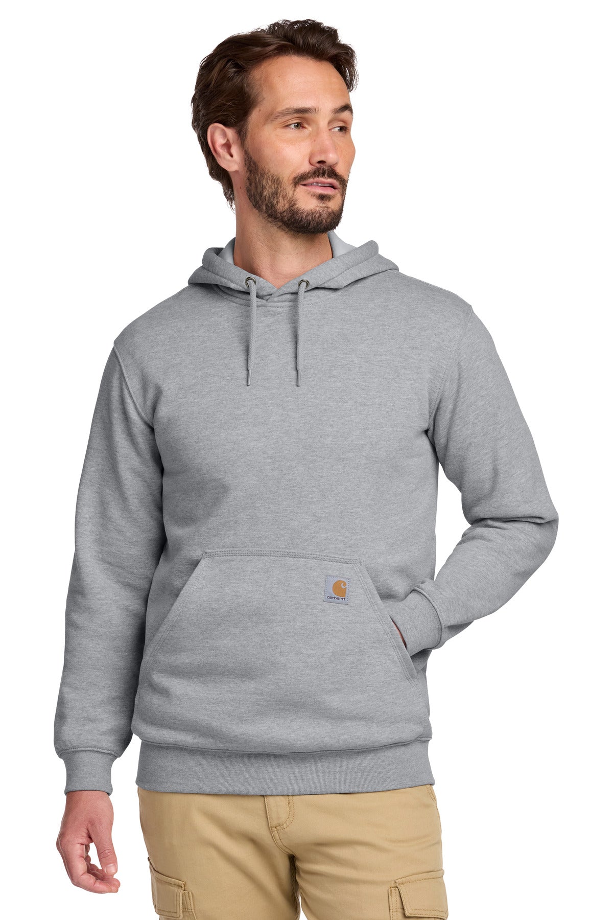 Carhartt Tall Midweight Hooded Sweatshirt - Heather Grey