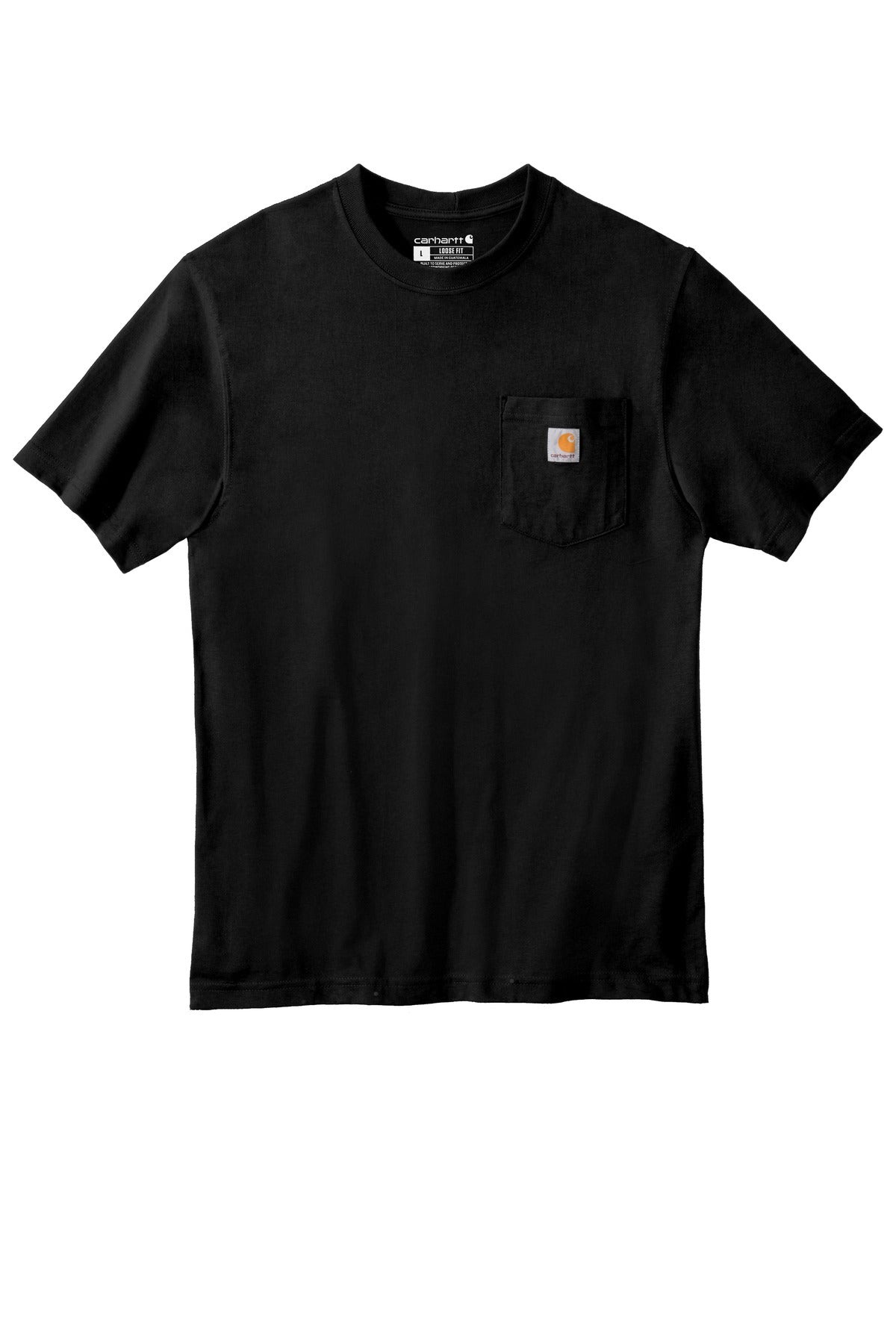 Carhartt Tall Workwear Pocket Short Sleeve T-Shirt - Black